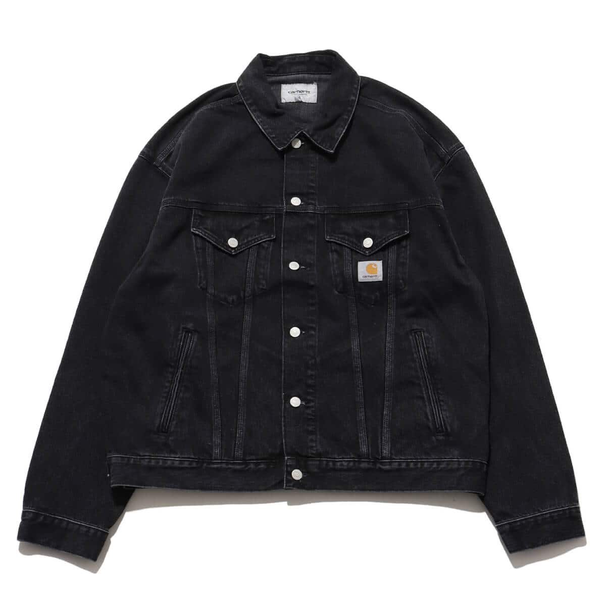 CARHARTT HELSTON JACKET Black stone washed （カーハート ヘルストン