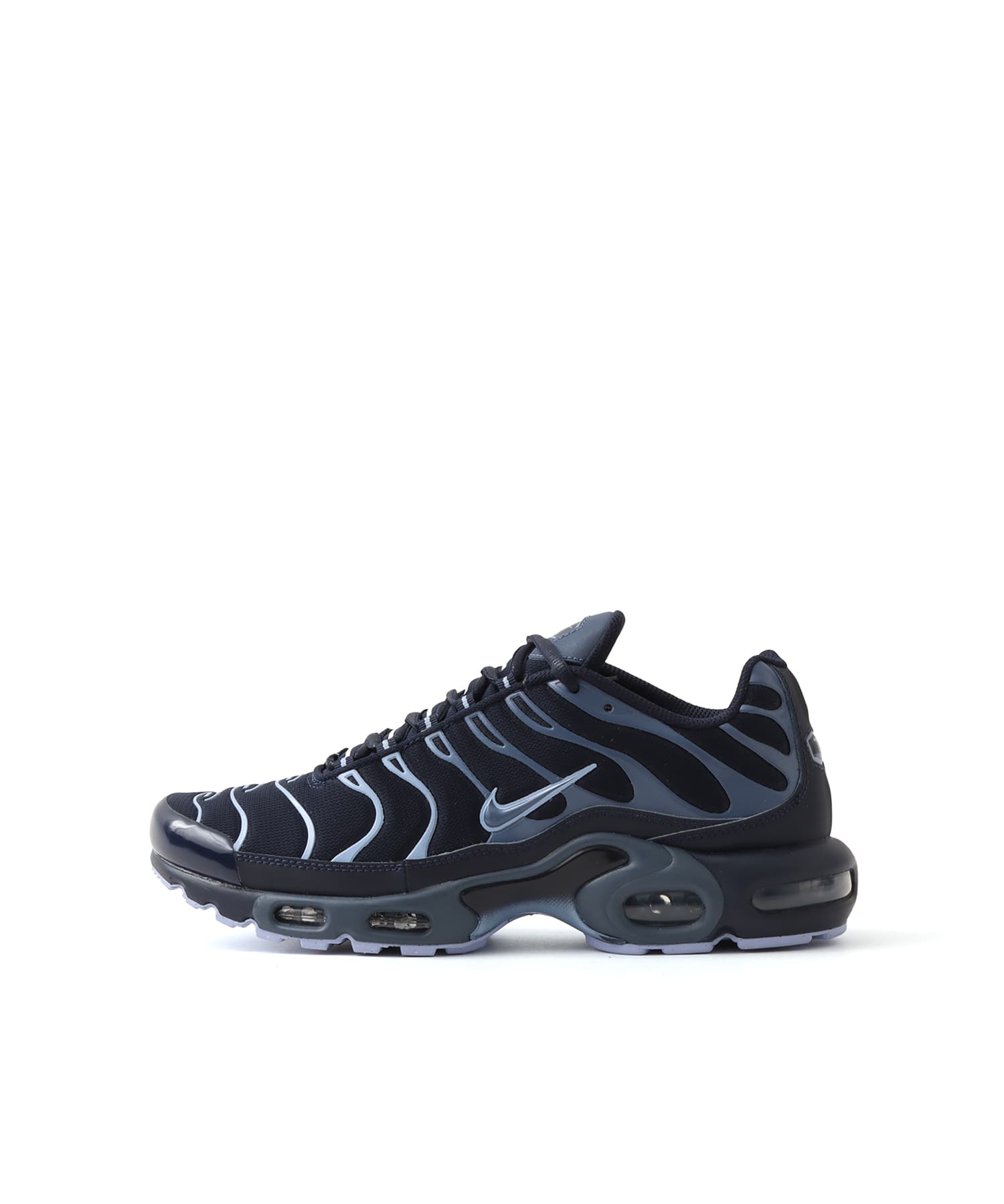NIKE AIR MAX PLUS OBSIDIAN/DIFFUSED BLUE-ALUMINUM（ナイキ エア
