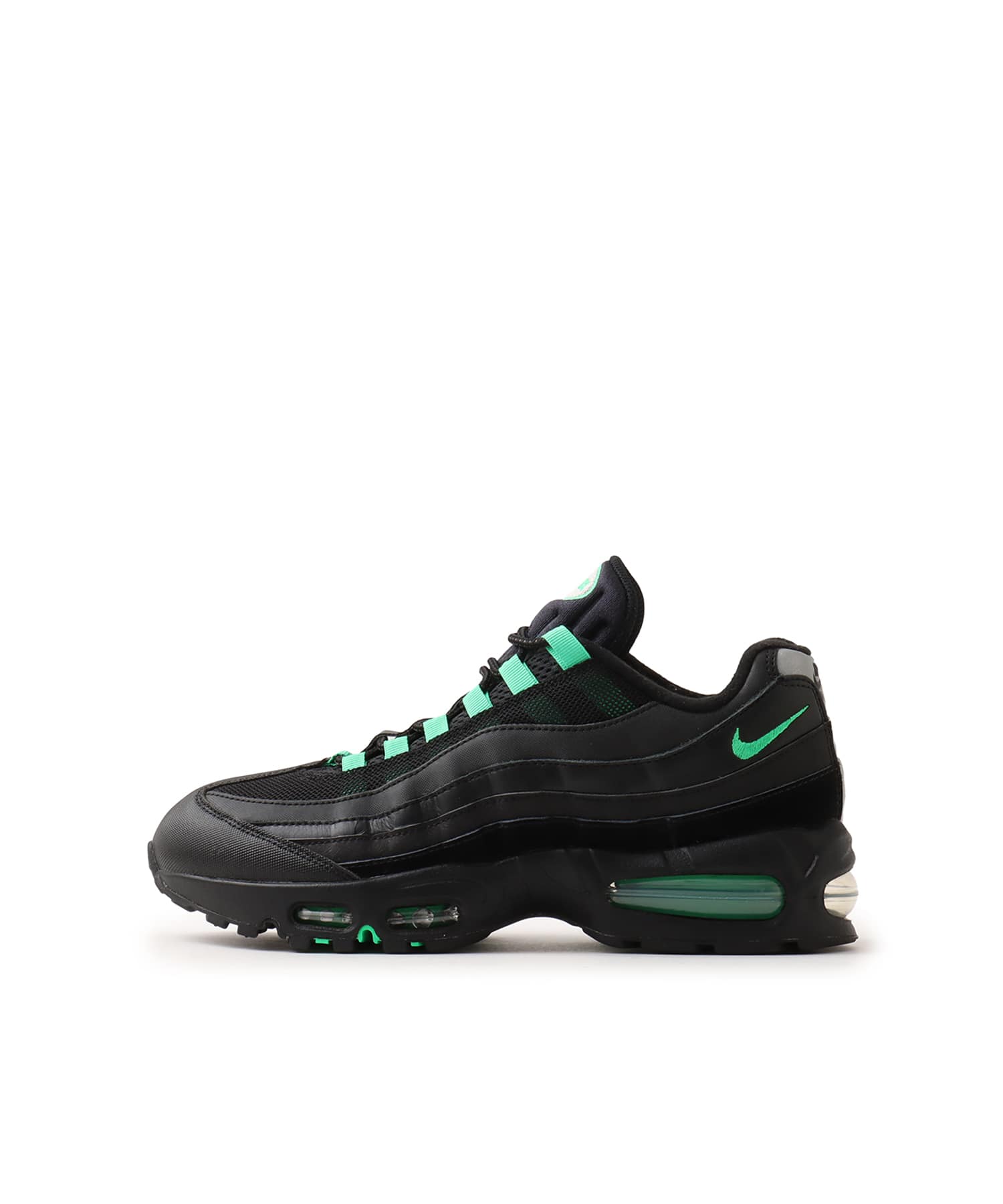 NIKE AIR MAX 95 OG BLACK/GREEN SHOCK-BLACK-PEARL GREY（ナイキ エア
