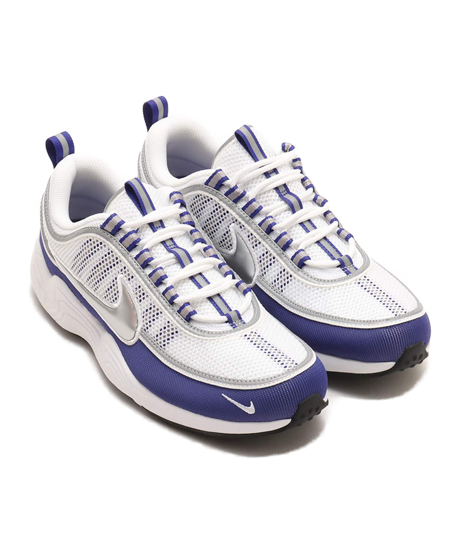 NIKE AIR ZOOM SPIRIDON SP WHITE/METALLIC SILVER-LIGHT CONCORD