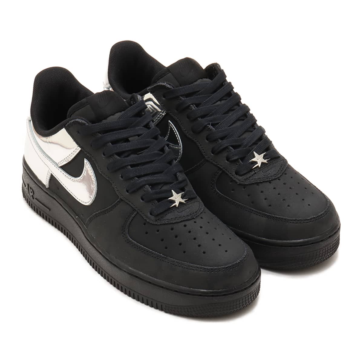 NIKE AIR FORCE 1 LOW RETRO BLACK/CHROME-BLACK（ナイキ エア