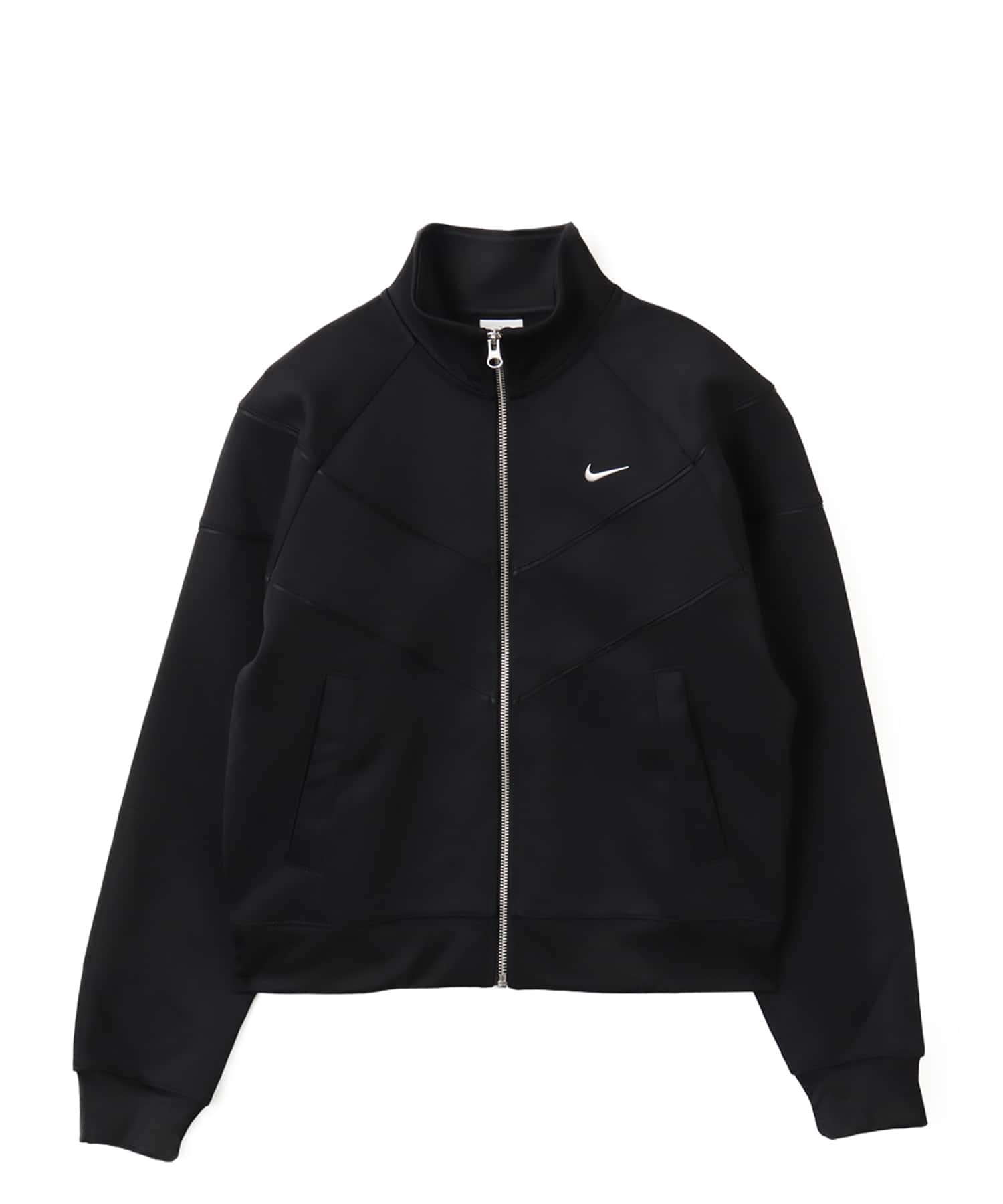 NIKE AS W NSW NK WR POLY KNIT JKT BLACK/WHITE（ナイキ ウィメンズ