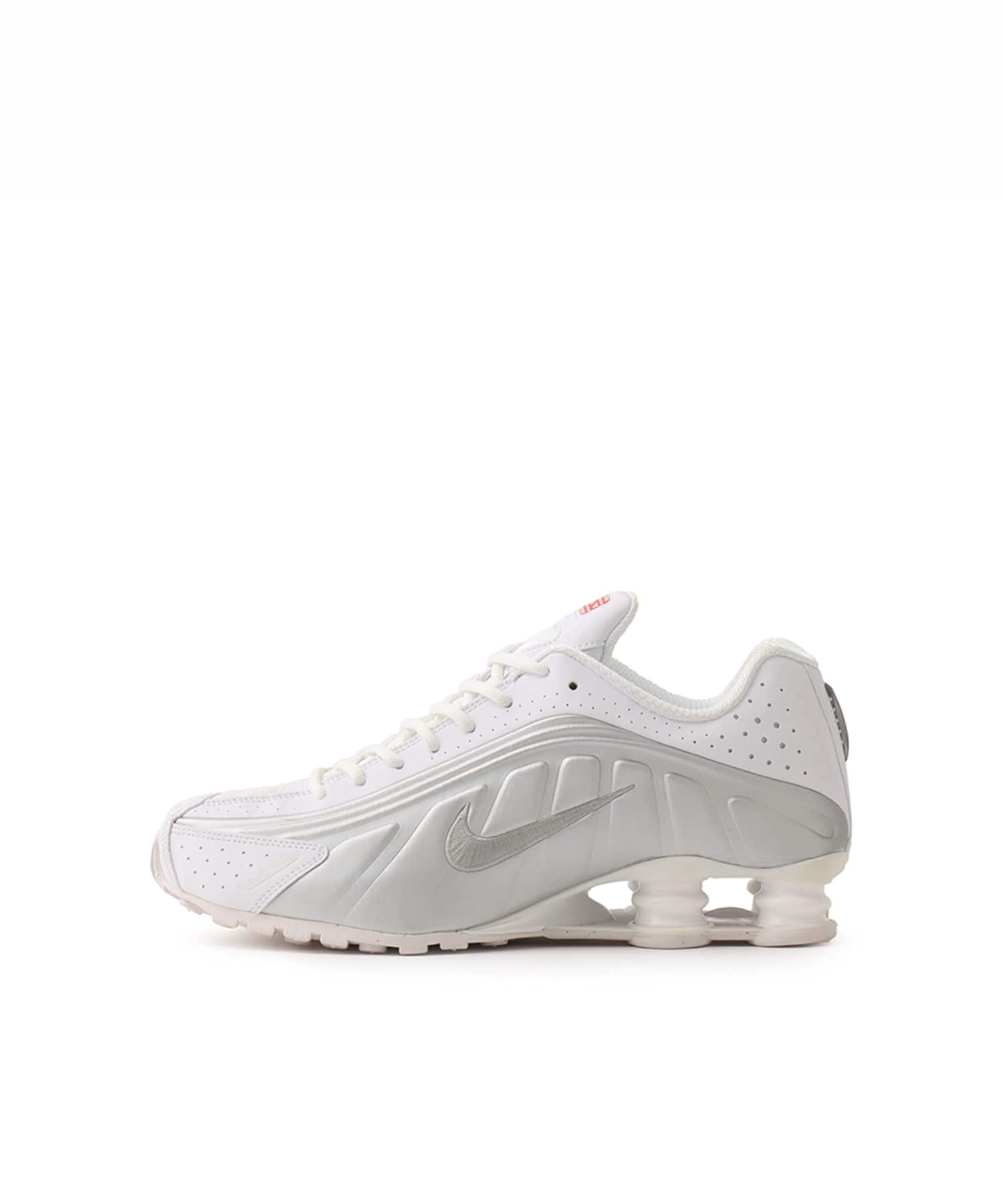 NIKE SHOX R4 WHITE/METALLIC SILVER-WHITE（ナイキ ショックス R4