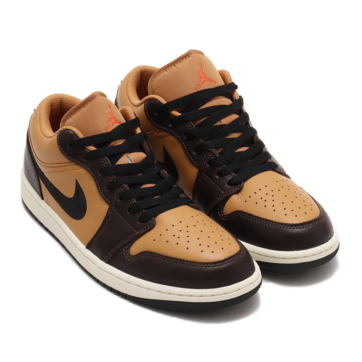 JORDAN BRAND AIR JORDAN 1 LOW SE FLAX/BLACK-BAROQUE BROWN-VINTAGE