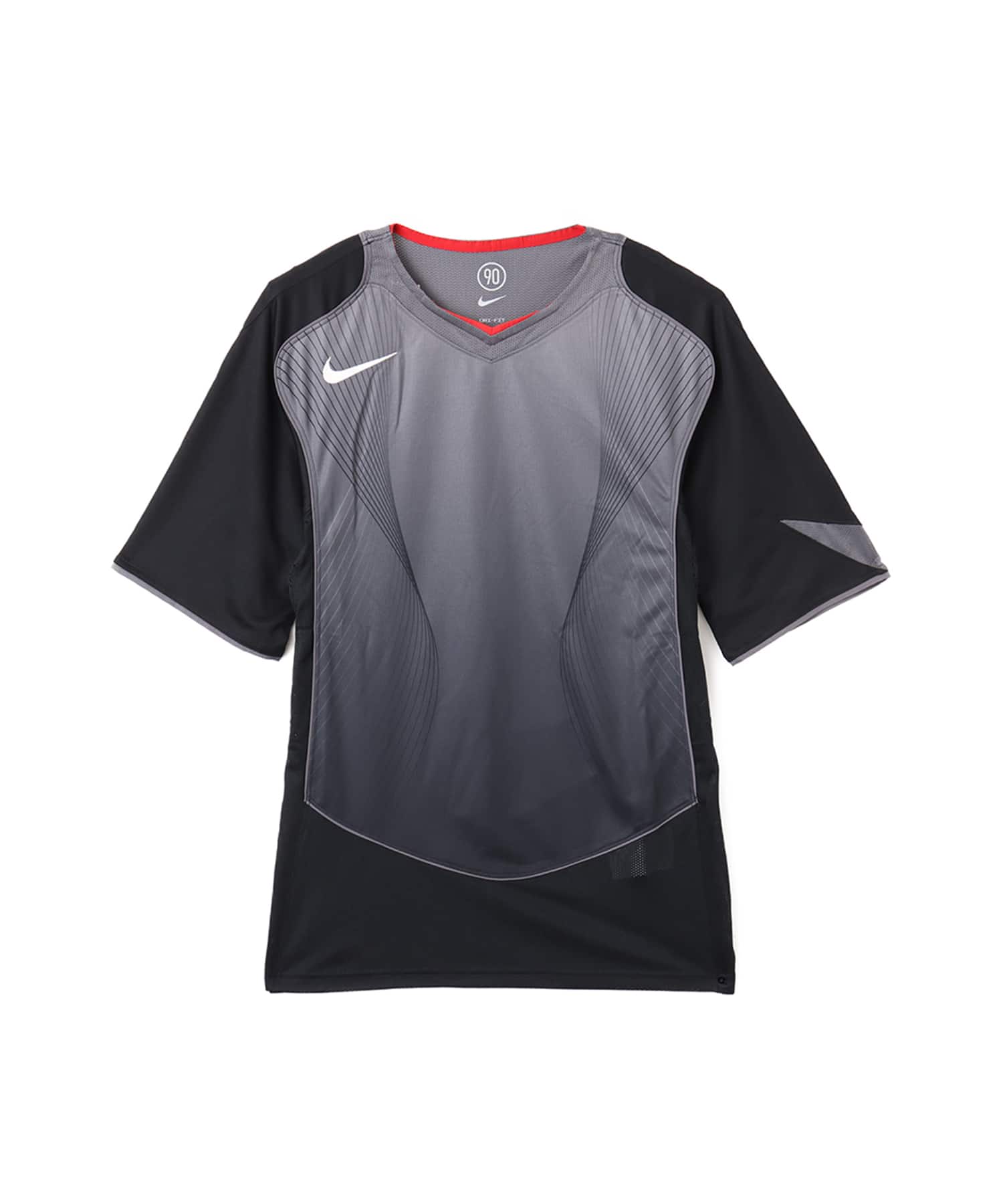 NIKE AS M NK DF T90 SS JSY BLACK/LT GRAPHITE/GYM RED/SAIL（ナイキ