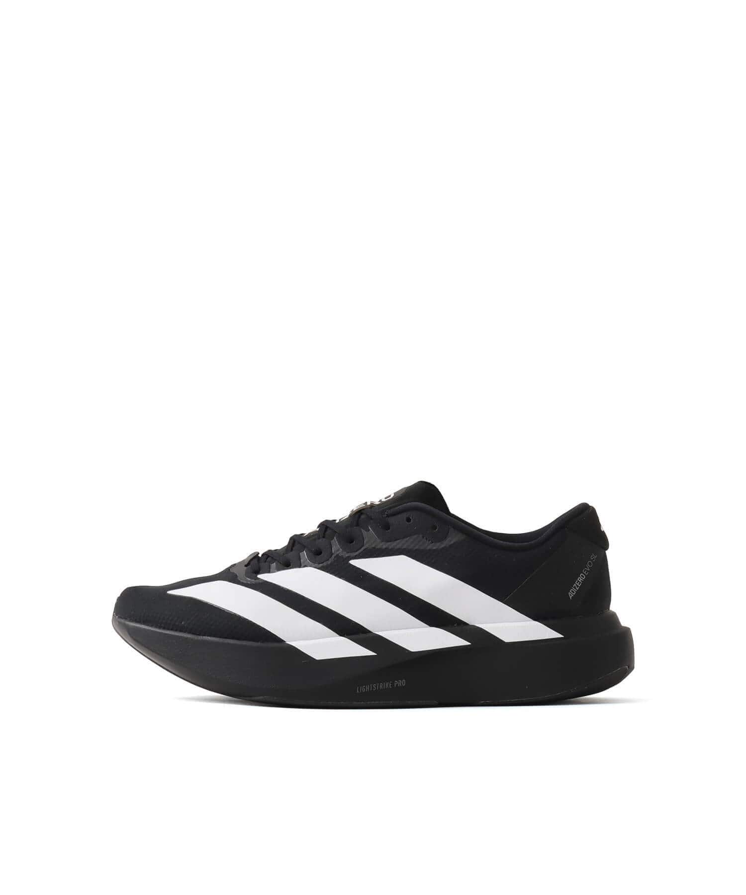 adidas Adizero EVO SL WOVEN M CBLACK/FTWWHT/CARBON（アディダス