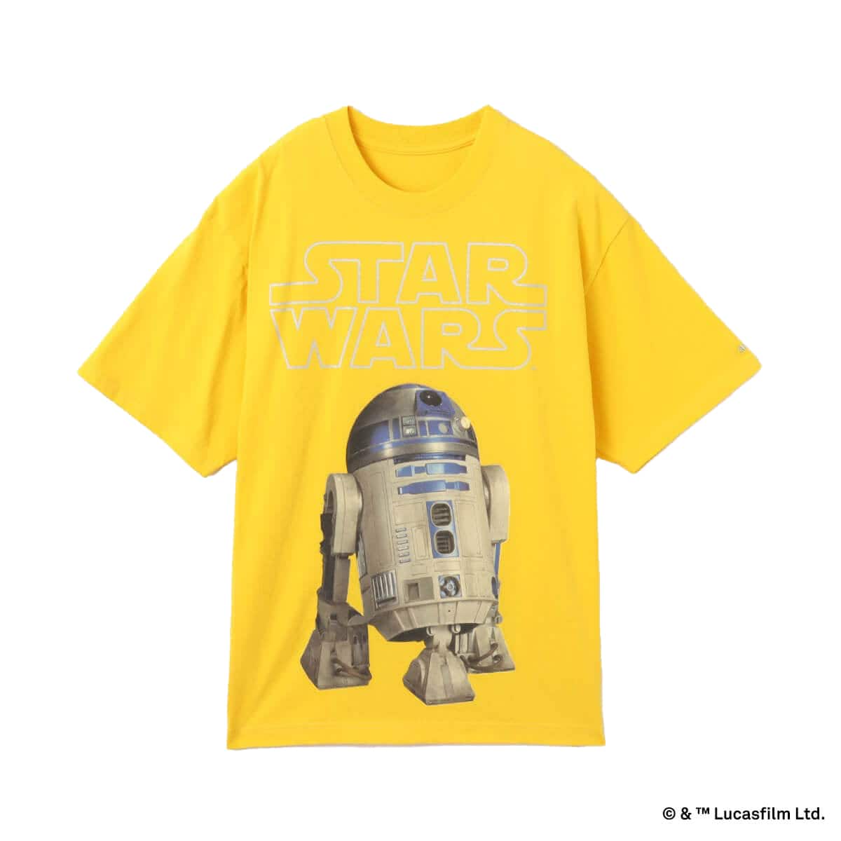 atmos 【STAR WARS】 C-3PO ＆ R2-D2 / T-shirt YELLOW（アトモス