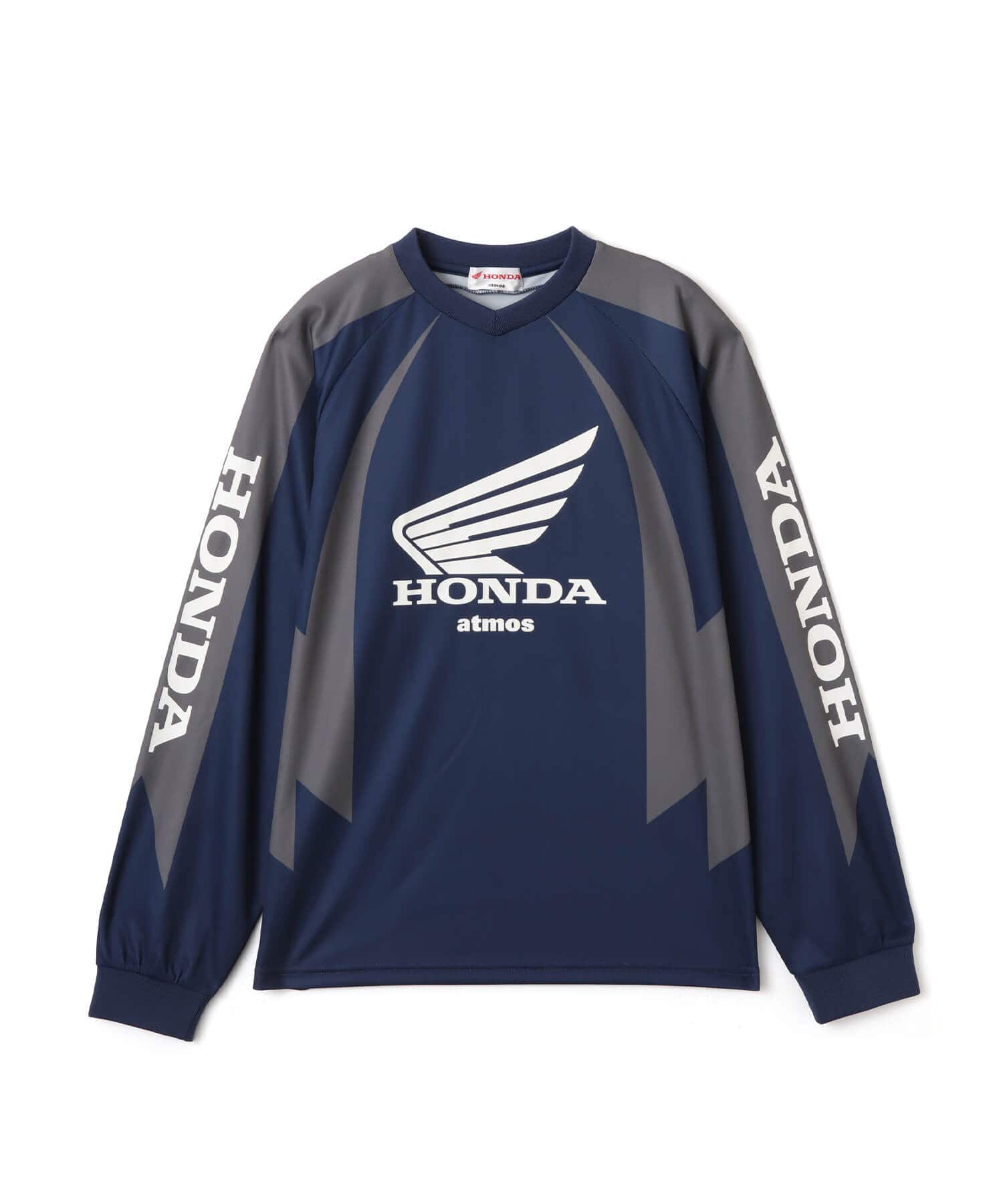 atmos x HONDA Active Jersey LS T-shirt NAVY（アトモス ホンダ