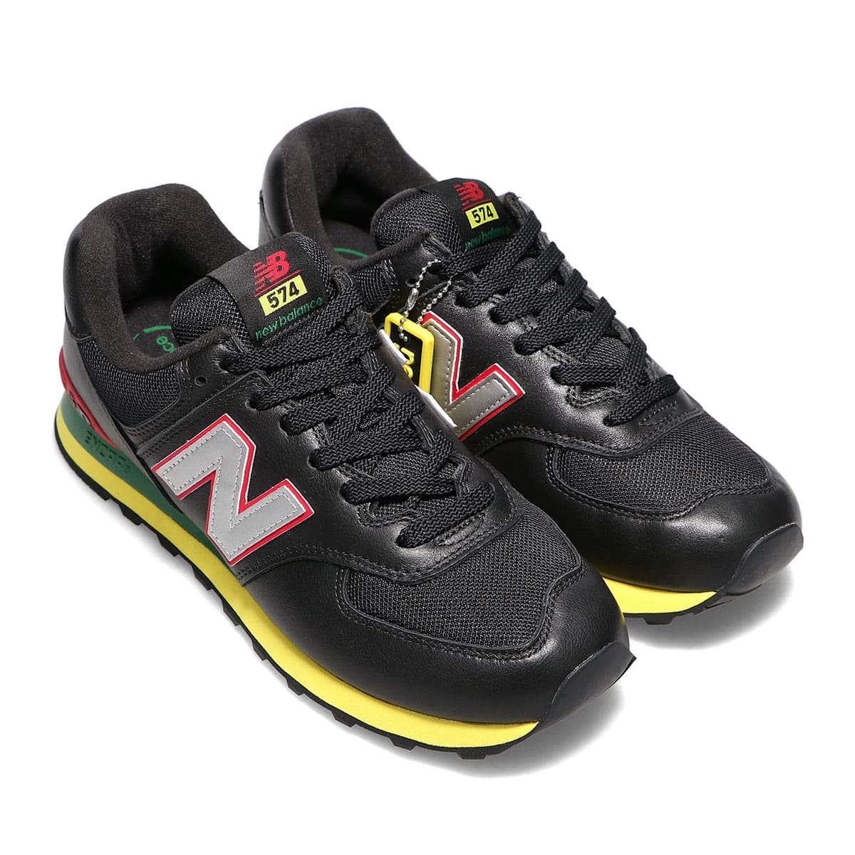 New Balance ML574OA2 BLACK/RASTA（ニューバランス ML574OA2-ブラック