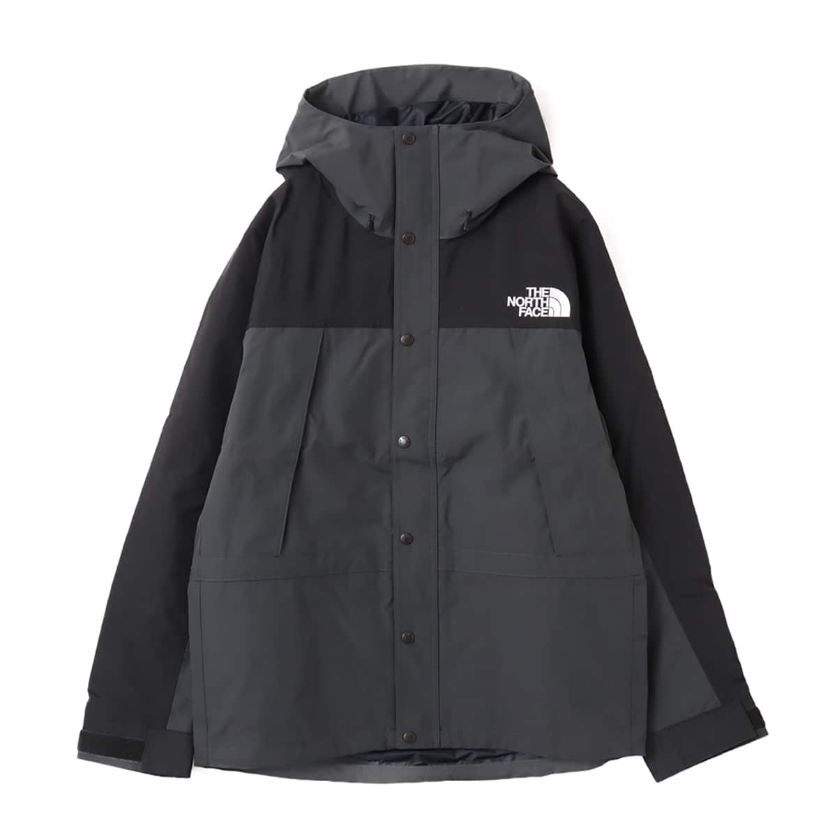 THE NORTH FACE MOUNTAIN LIGHT JACKET ブラックxアスファルトグレー