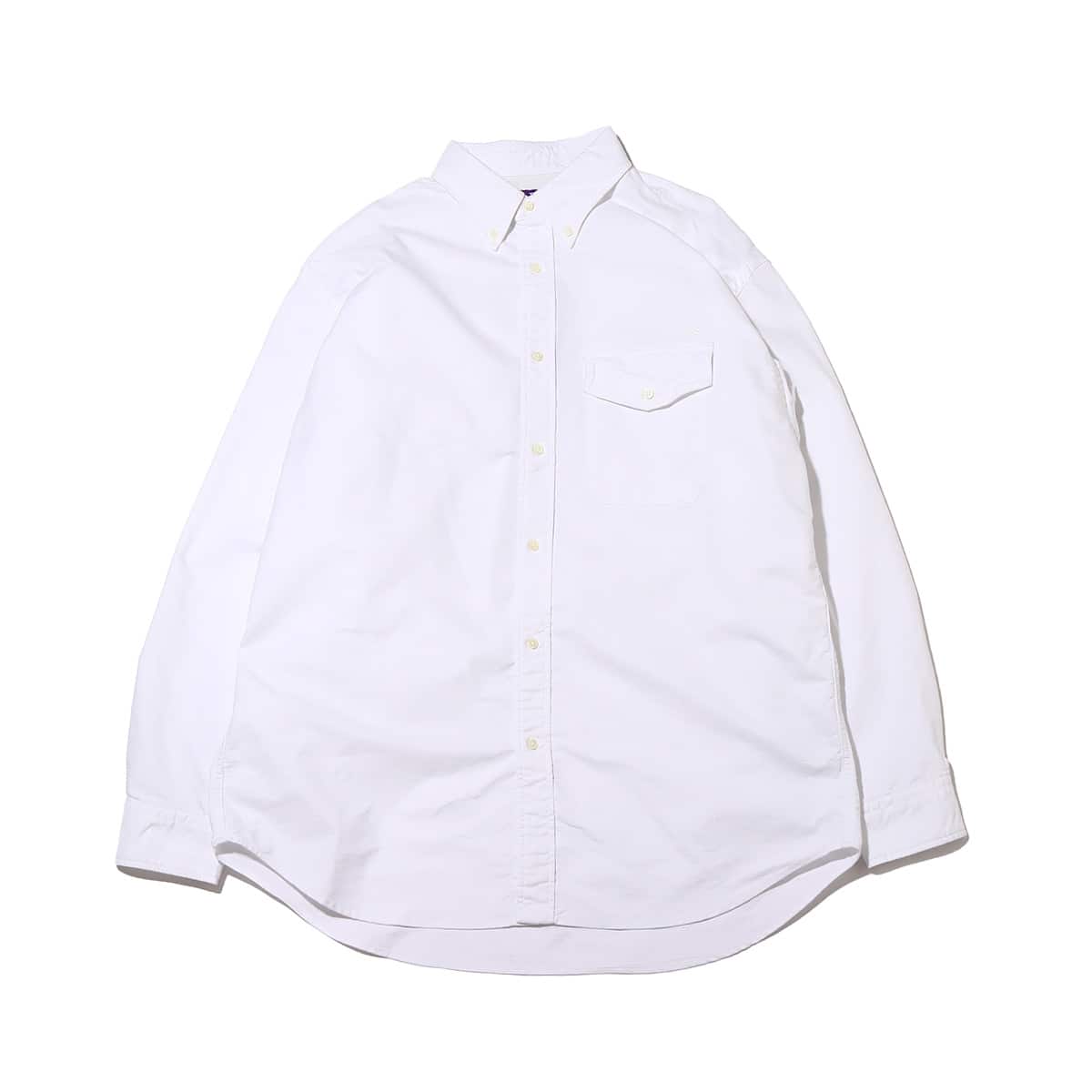 THE NORTH FACE PURPLE LABEL Cotton Polyester OX B.D. Shirt White