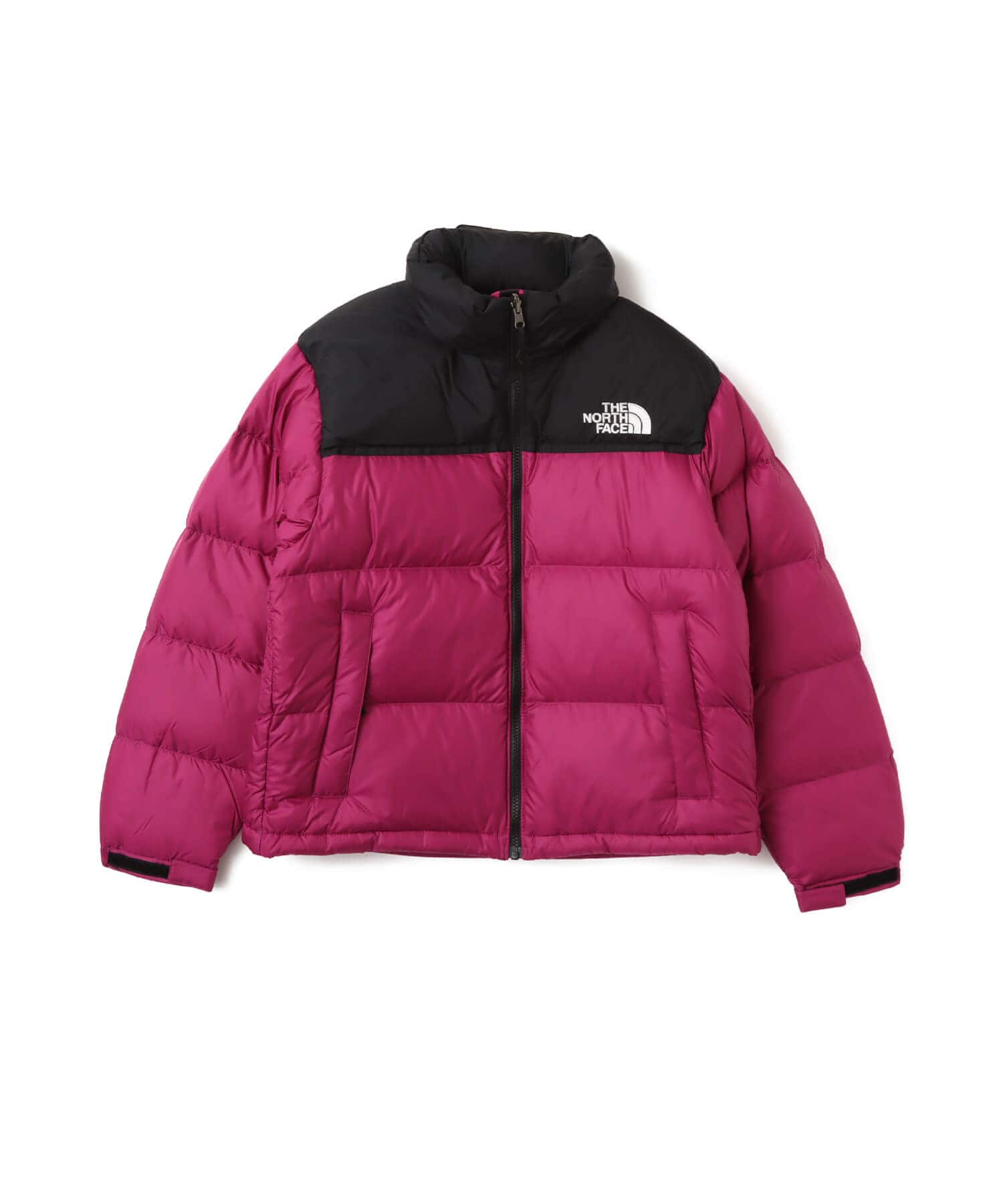THE NORTH FACE Womens Short Nuptse Jacket ブラックxロックスバリー