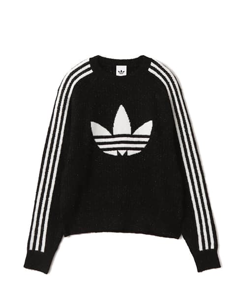 adidas RETRO REMIX CARDIGAN ブラック/グレーストレータ/オフホワイト