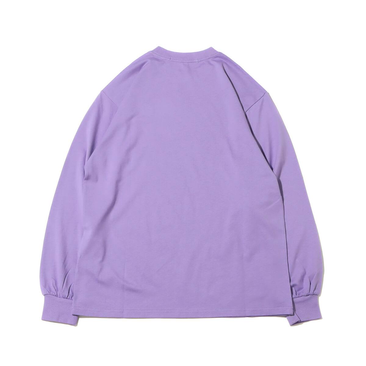 ANNA SUI NYC 蝶刺繍 ベーシック ロンT PURPLE 23FA-I（アナスイ