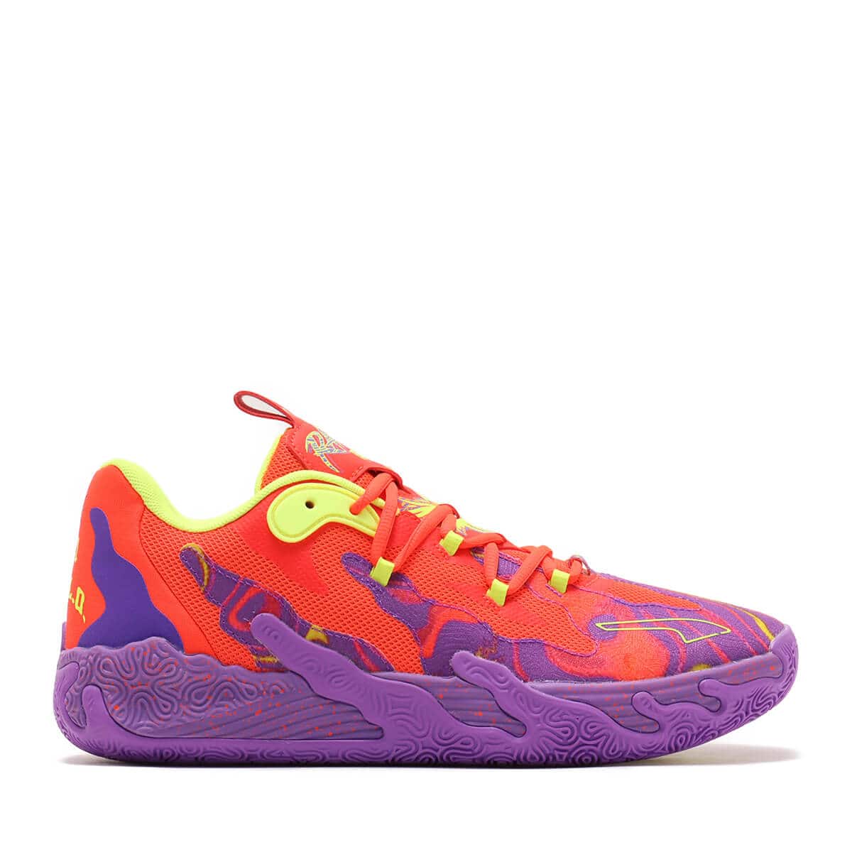 PUMA MB.03 LO LAVA PURPLE GLIMMER-RED BLAST （プーマ MB.03 LO