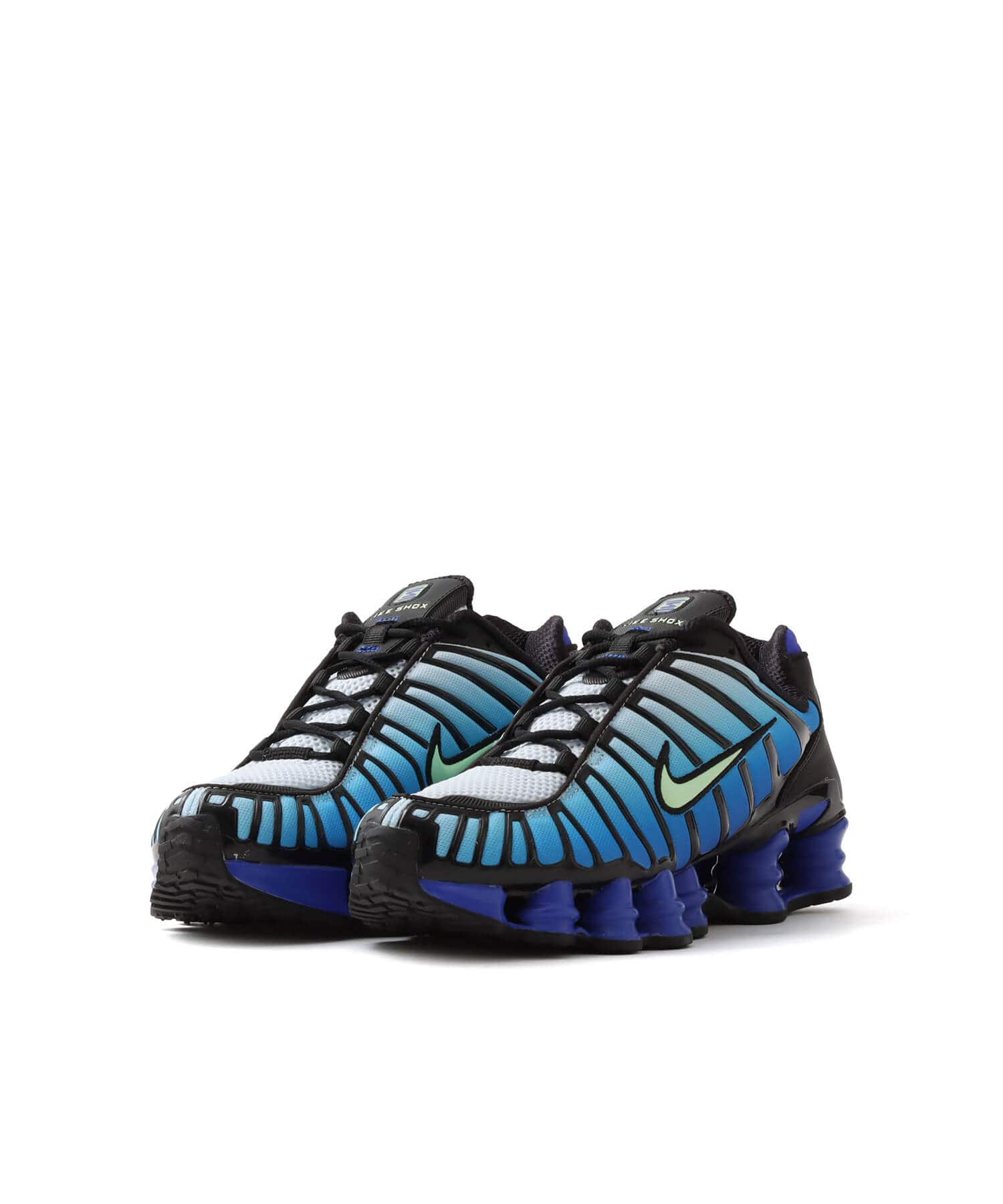 NIKE SHOX TL BLACK/VAPOR GREEN-RACER BLUE （ナイキ ショックス TL