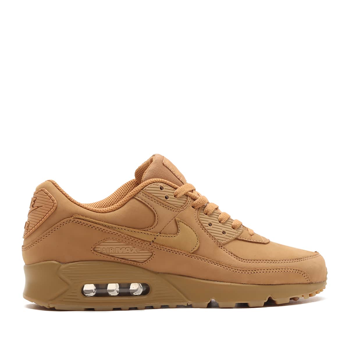 NIKE AIR MAX 90 PRM WNTR TRK3 FLAX/WHEAT-GUM LIGHT BROWN（ナイキ