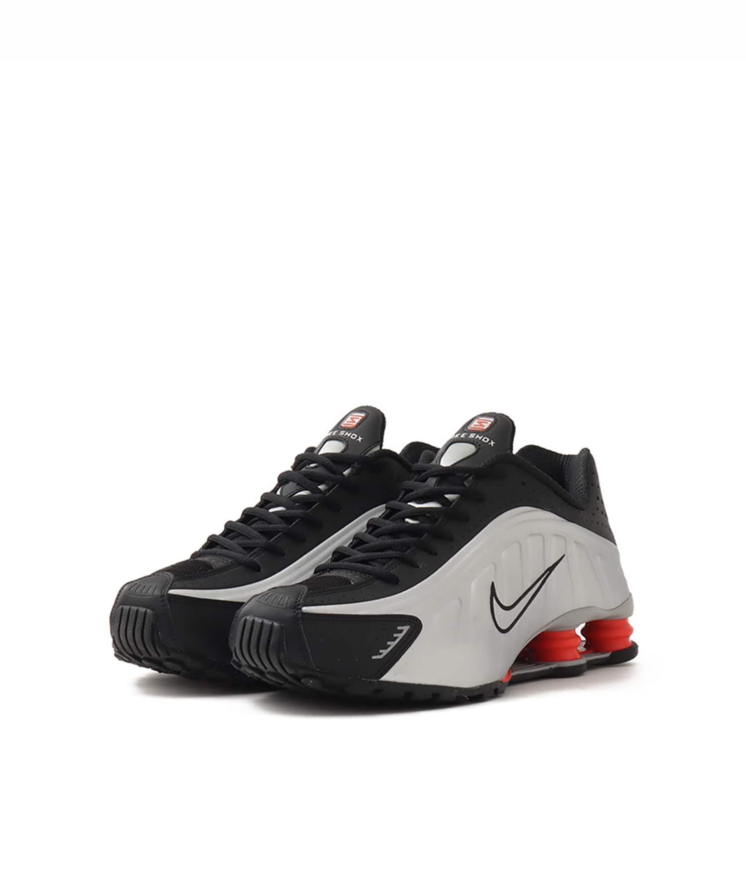 NIKE SHOX R4 METALLIC SILVER/METALLIC SILVER-BLACK（ナイキ