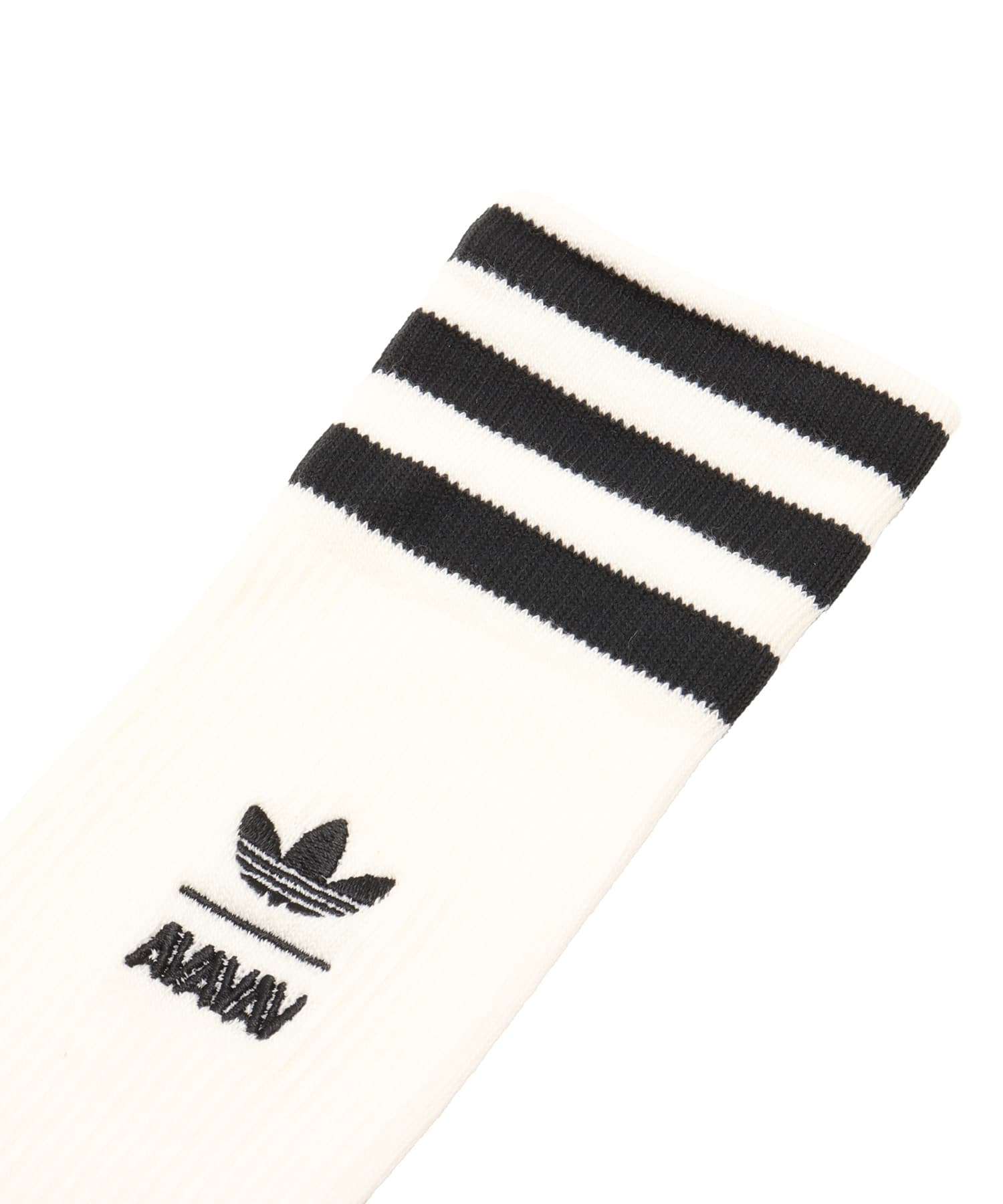adidas by Avavav CREW SOCKS 3PACK クリームホワイト/ブラック/ベター