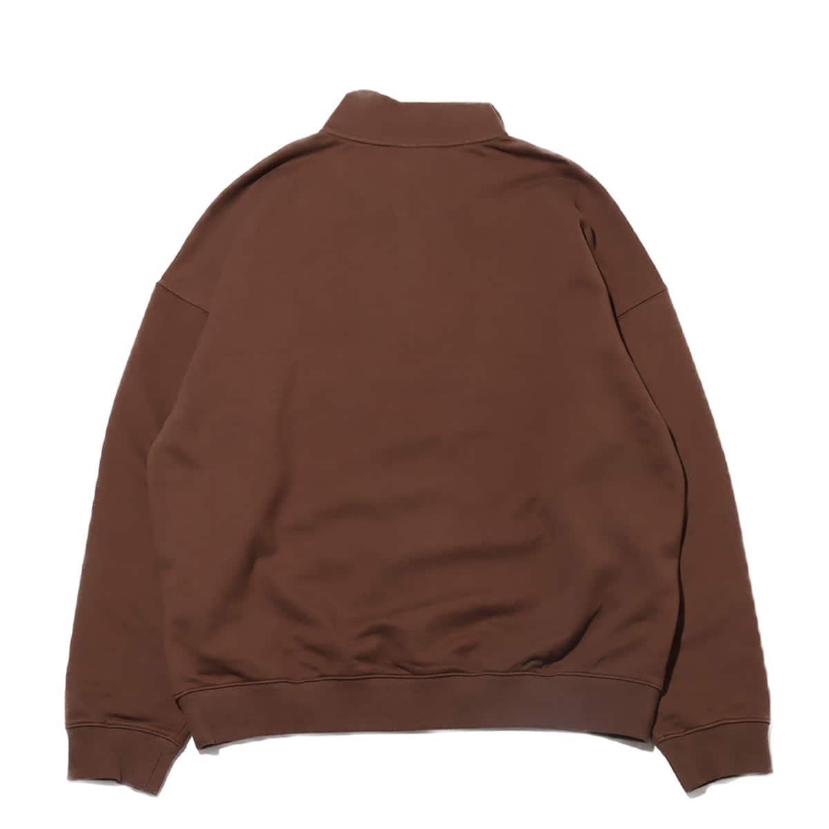 UMBRO HERITAGE HALF ZIP SWEAT SHIRTS ブラウン 23HO-S（アンブロ