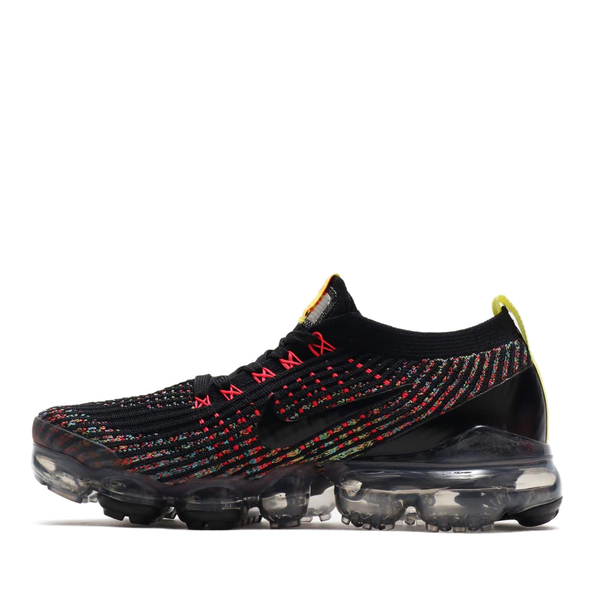 NIKE W AIR VAPORMAX FLYKNIT 3 BLACK/BLACK-BLUE FURY-SONIC YELLOW