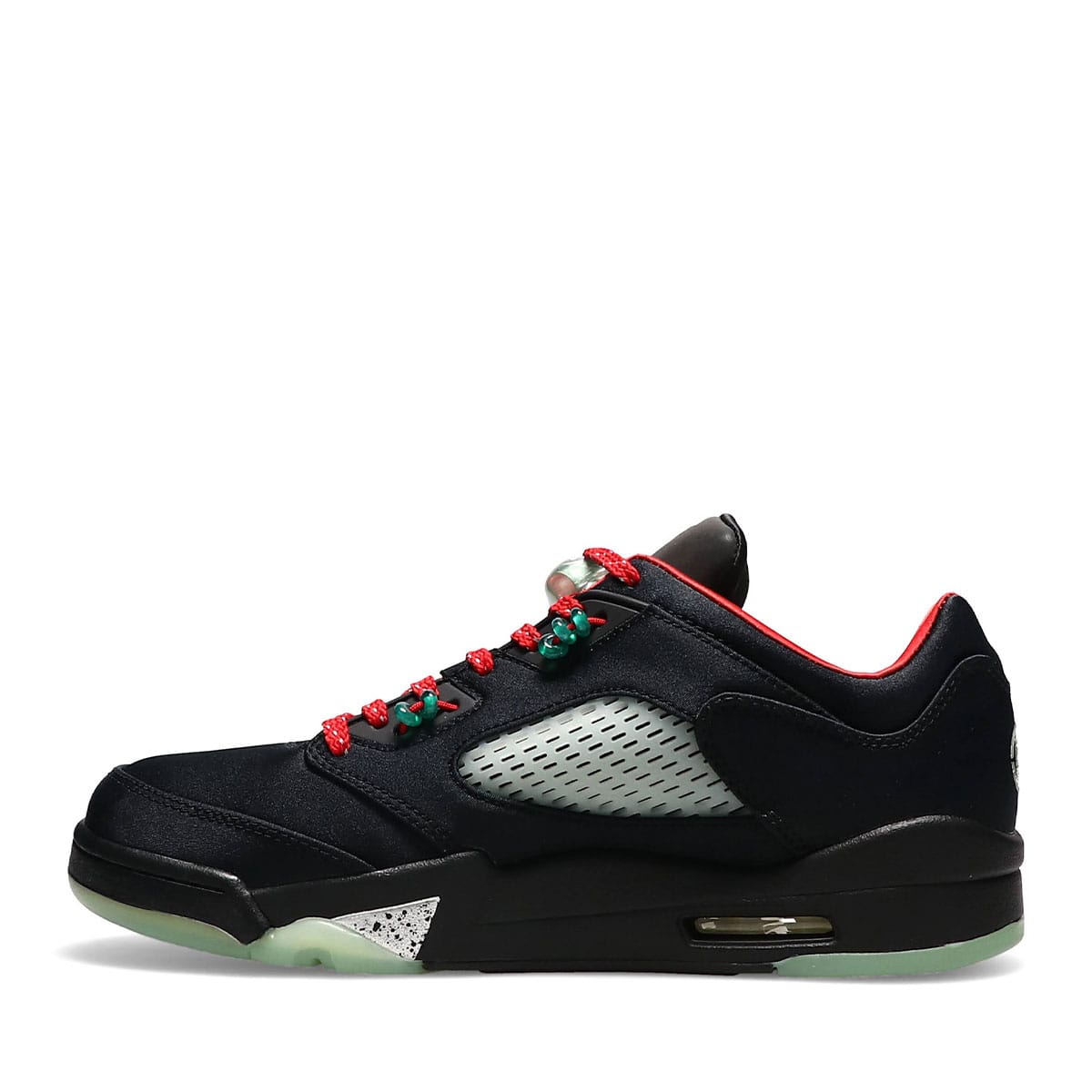 JORDAN BRAND AIR JORDAN 5 RETRO LOW SP BLACK/CLASSIC JADE-FIRE RED