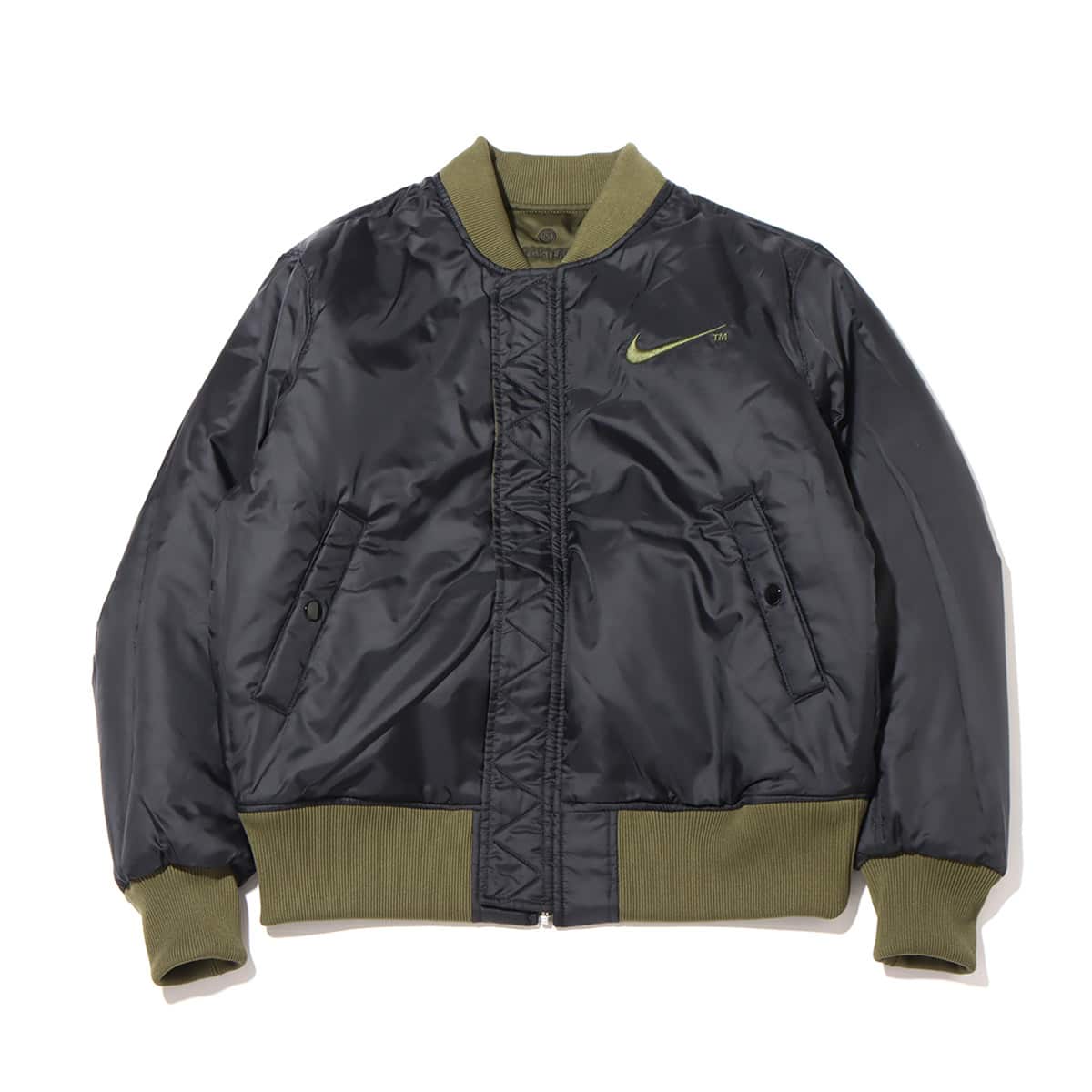 NIKE AS M NSW SYNFL SWOOSH BOMBER ROUGH GREEN/BLACK/BLACK 21HO-I
