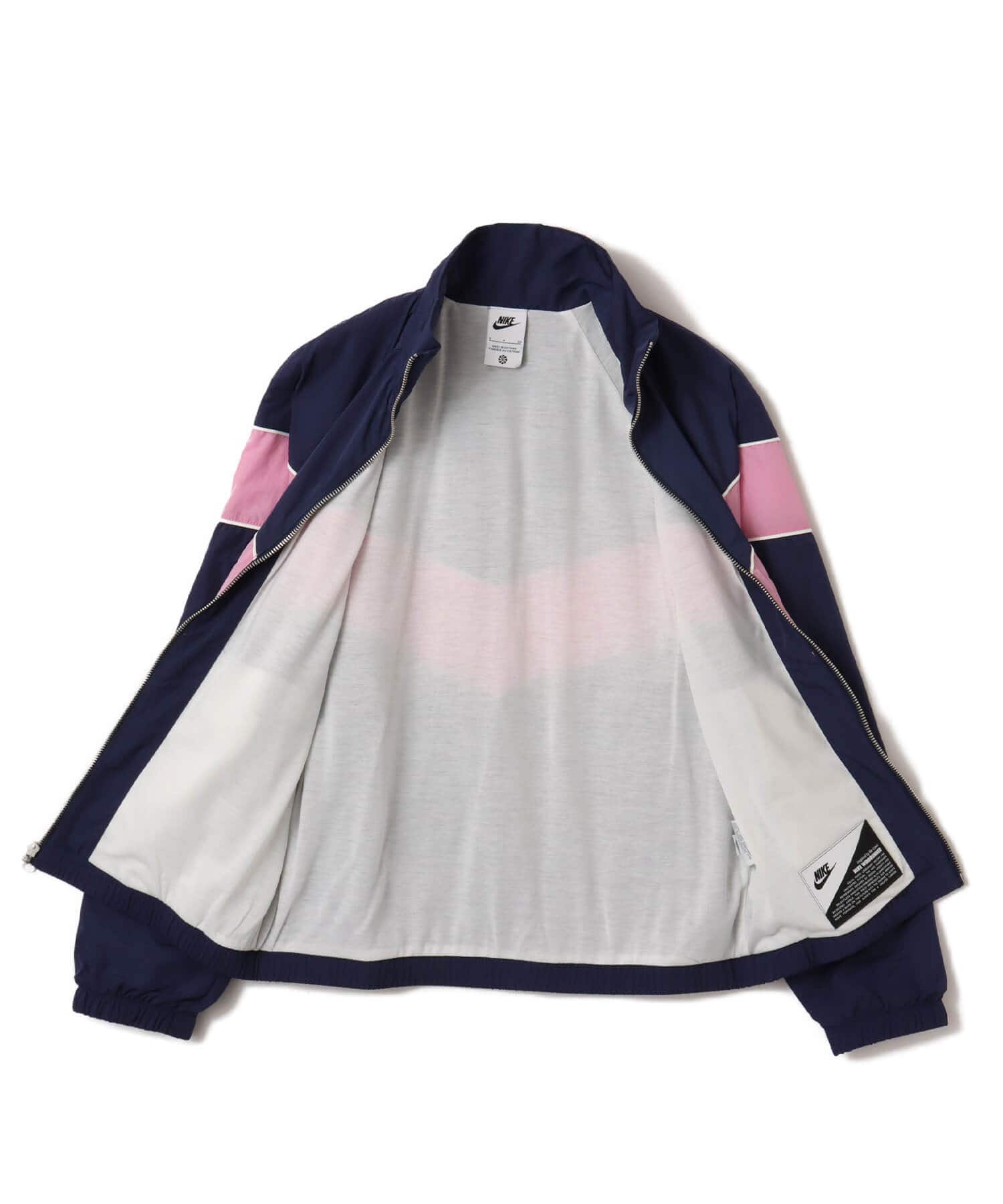 NIKE AS W NSW NK WR WVN UV FZ JKT MIDNIGHT NAVY/SAIL/PLAYFUL PINK