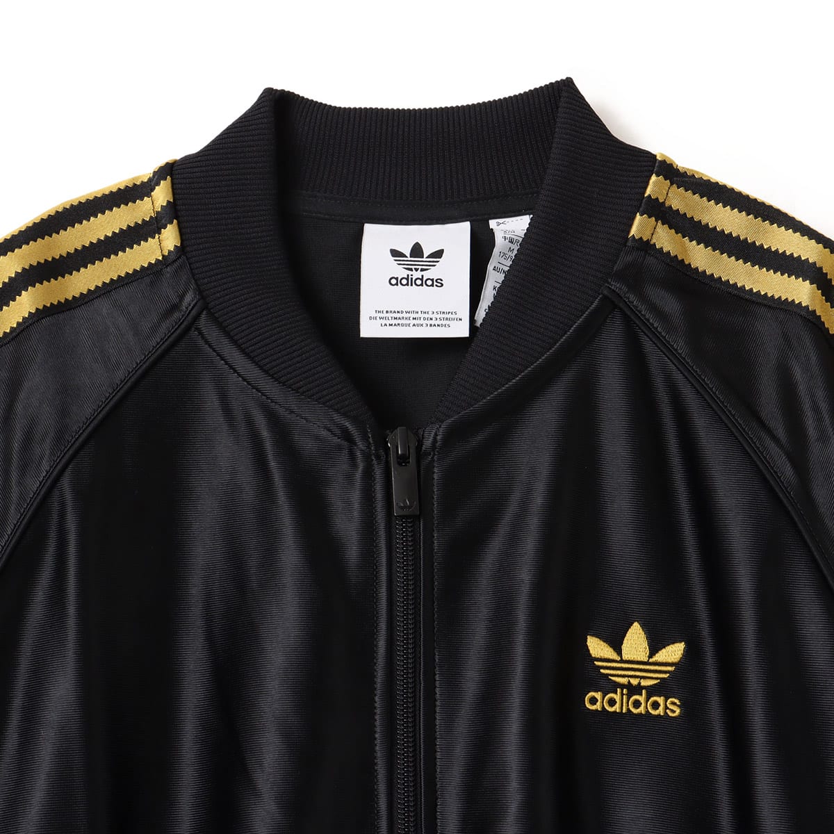 adidas SUPER STAR TRACK TOP ブラック/ゴールドメタリック