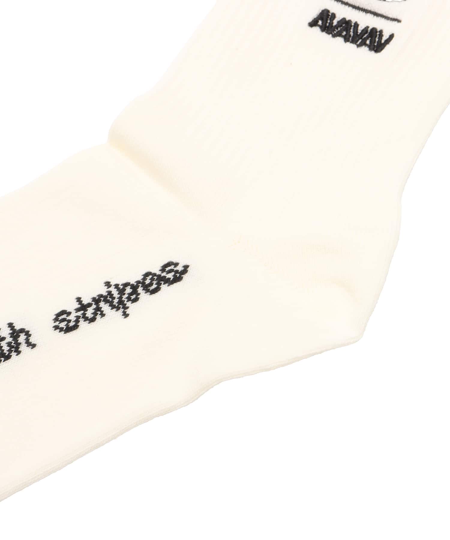 adidas by Avavav CREW SOCKS 3PACK クリームホワイト/ブラック/ベター