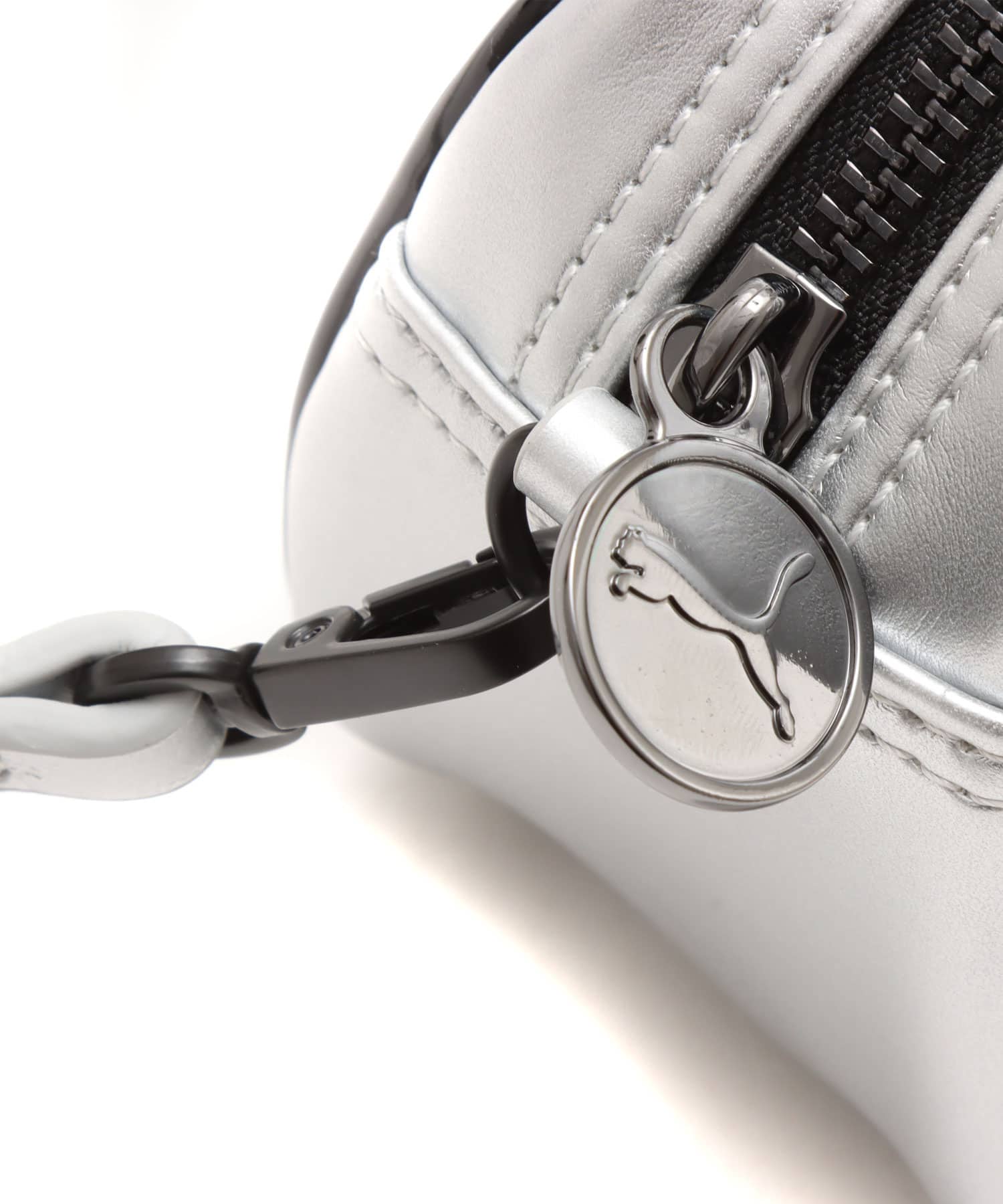 PUMA PUMA 1976 METALLIC MICRO GRIP BAG GLACIAL GRAY-PUMA BLACK