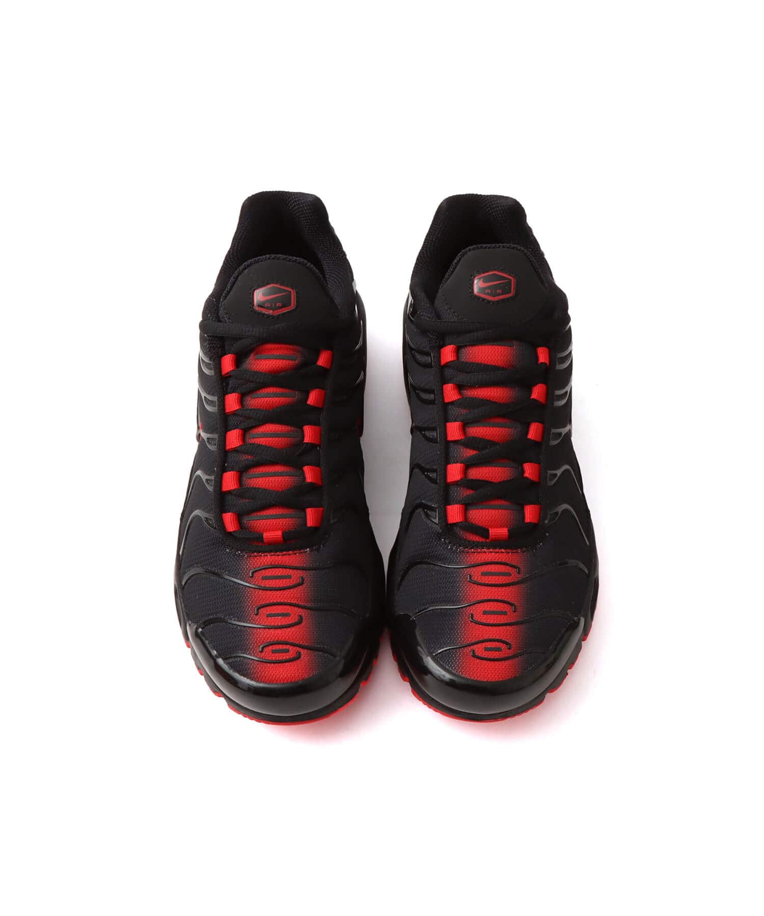 NIKE AIR MAX PLUS BLACK/UNIVERSITY RED（ナイキ エア マックス