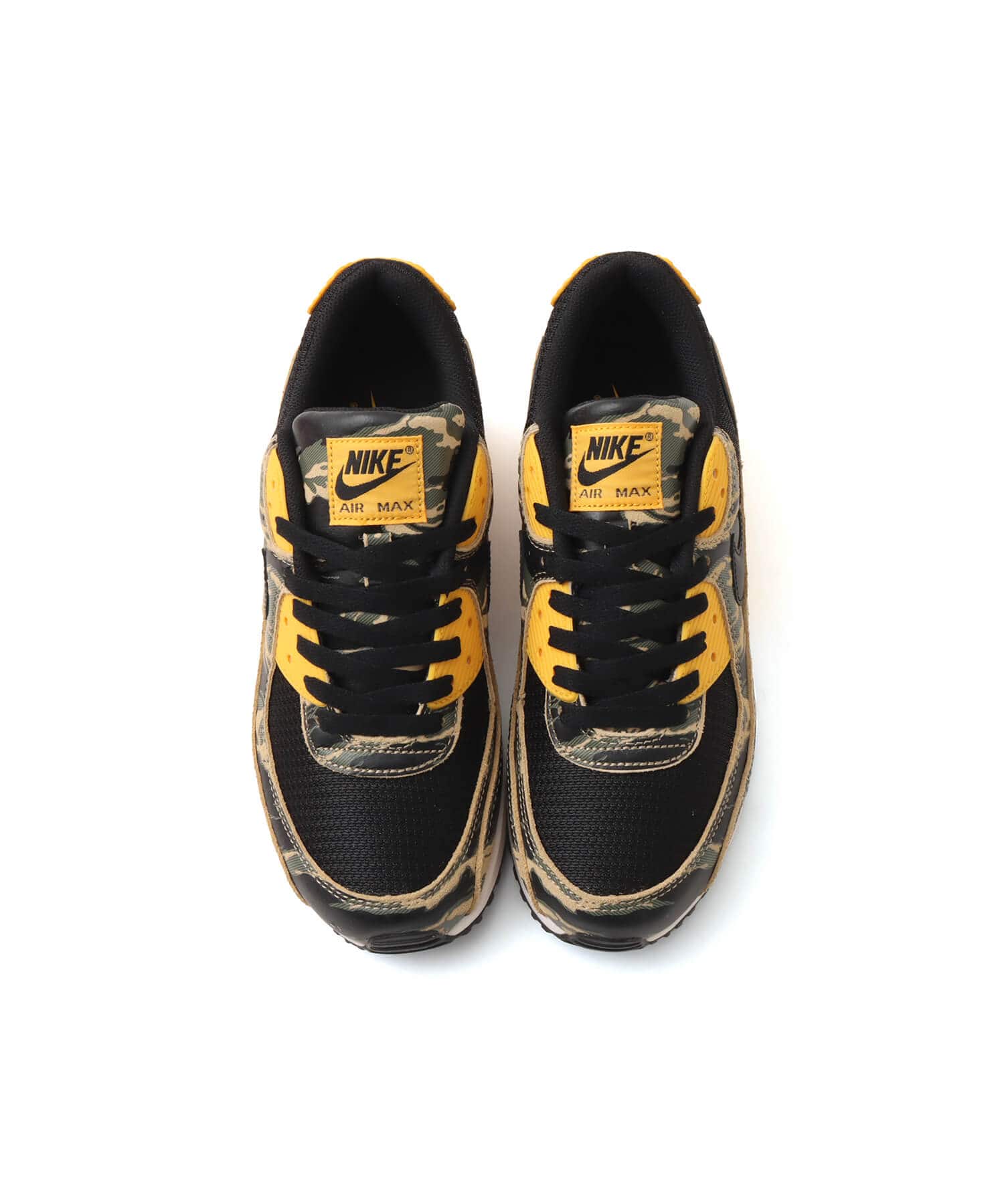 NIKE AIR MAX 90 PRM BLACK/BLACK-UNIVERSITY GOLD（ナイキ エア