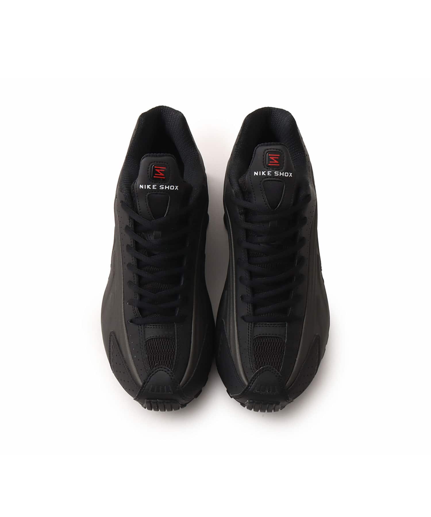 NIKE SHOX R4 BLACK/BLACK-BLACK-BRIGHT CRIMSON（ナイキ ショックス