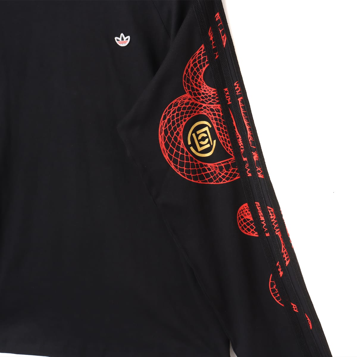 adidas CLOT RAGLAN LS ブラック（アディダス クロット ラグラン