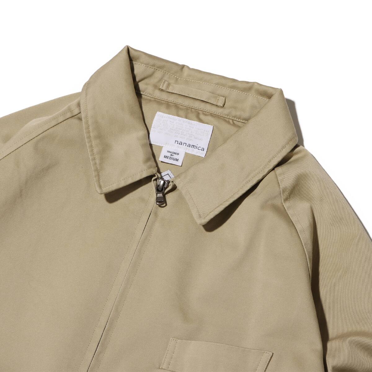 nanamica WINDSTOPPER Chino Crew Jacket Khaki 24SP-I（ナナミカ