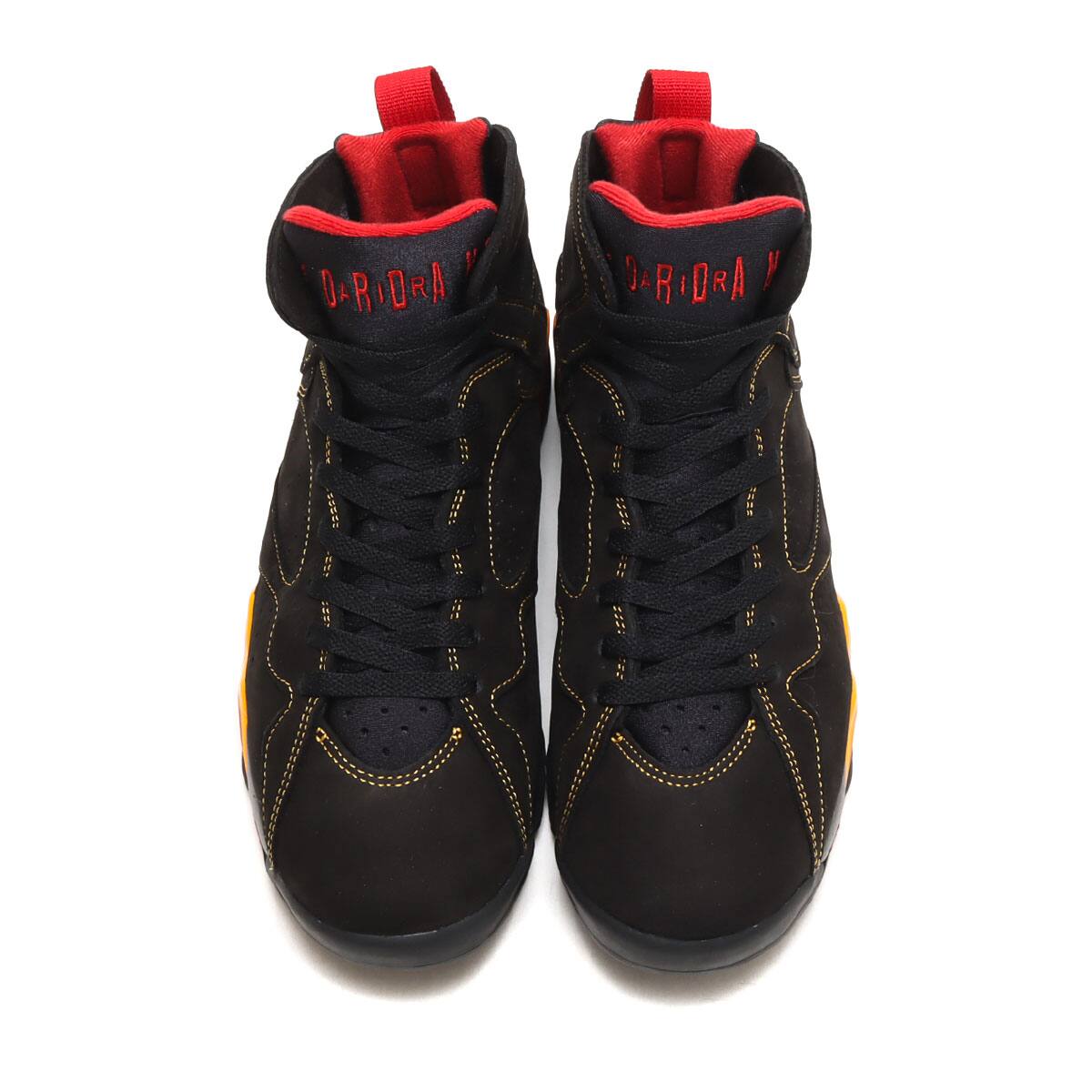 JORDAN BRAND AIR JORDAN 7 RETRO BLACK/CITRUS-VARSITY RED 22FA-I