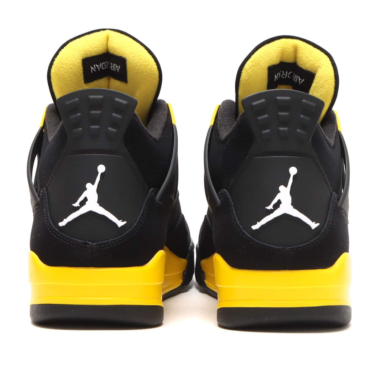 JORDAN BRAND AIR JORDAN 4 RETRO BLACK/WHITE-TOUR YELLOW 23SU-I