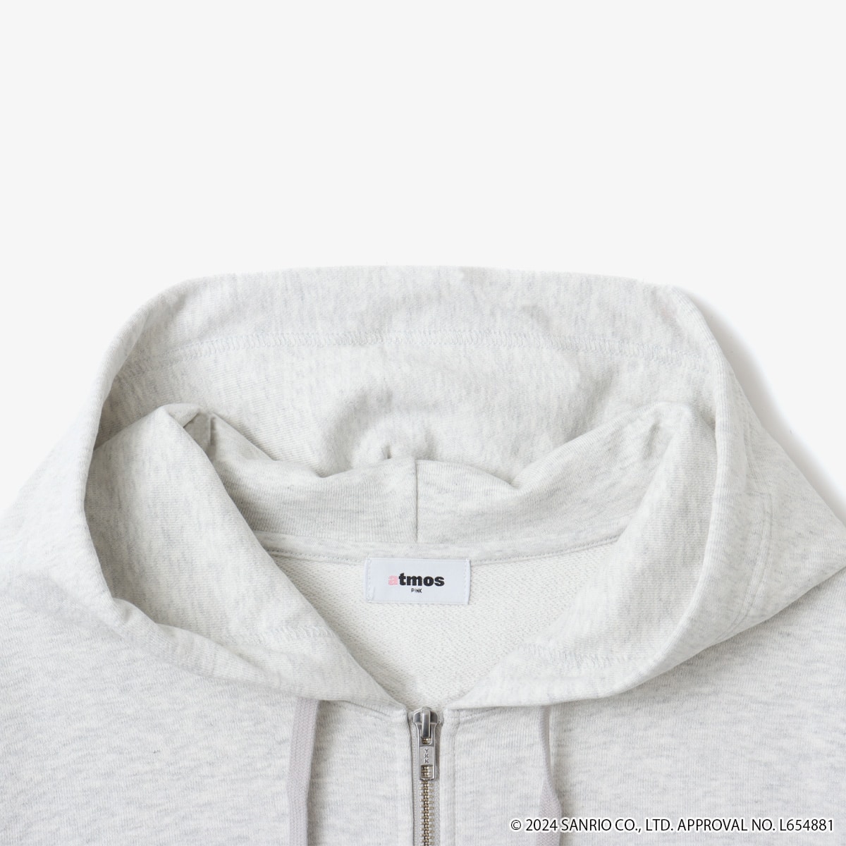 HELLO KITTY x atmos pink Double Open-end Zipper Parka GRAY（ハロー