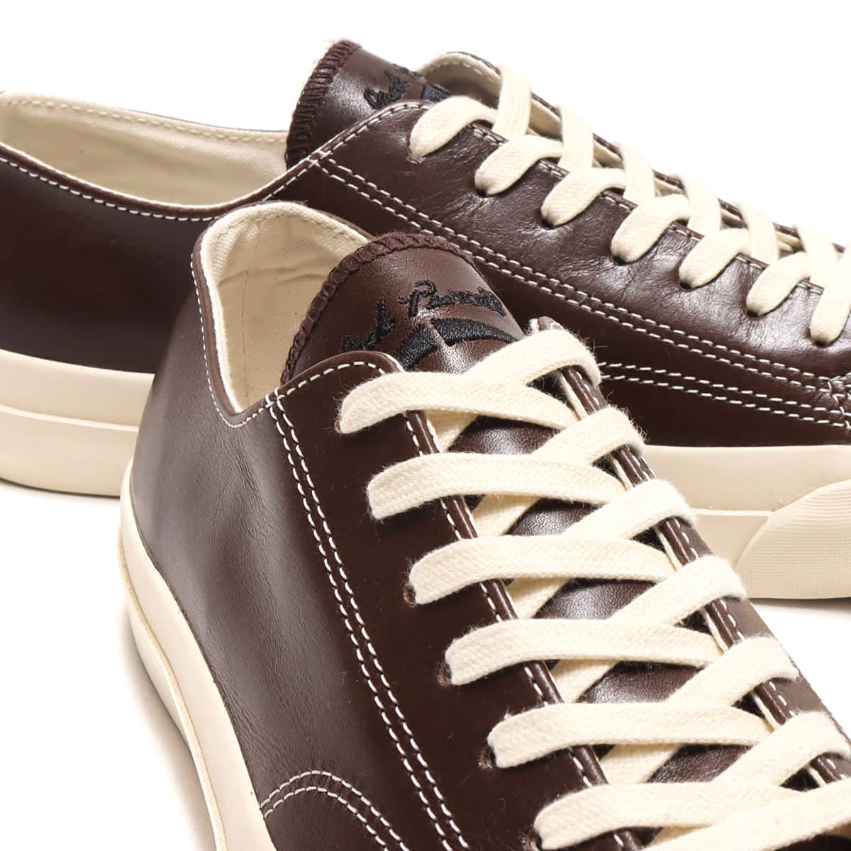 CONVERSE JACK PURCELL OLIVE GREEN LEATHER BROWN 22FW-I（コンバース