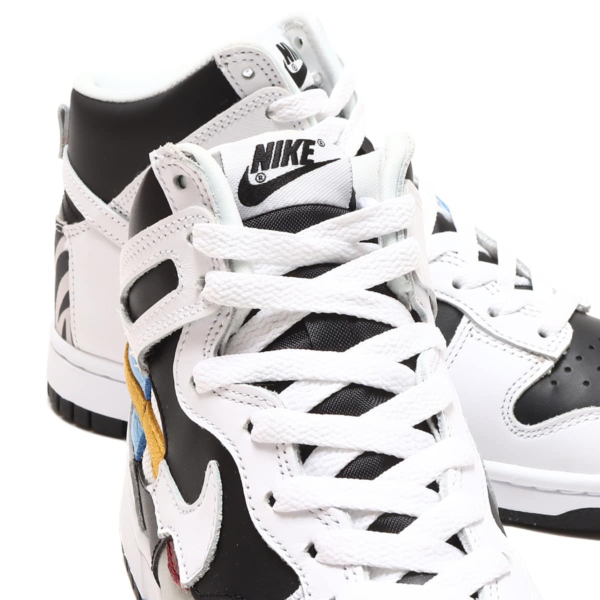 NIKE W DUNK HIGH LX BLACK/WHITE-MULTI-COLOR 22HO-I（ナイキ