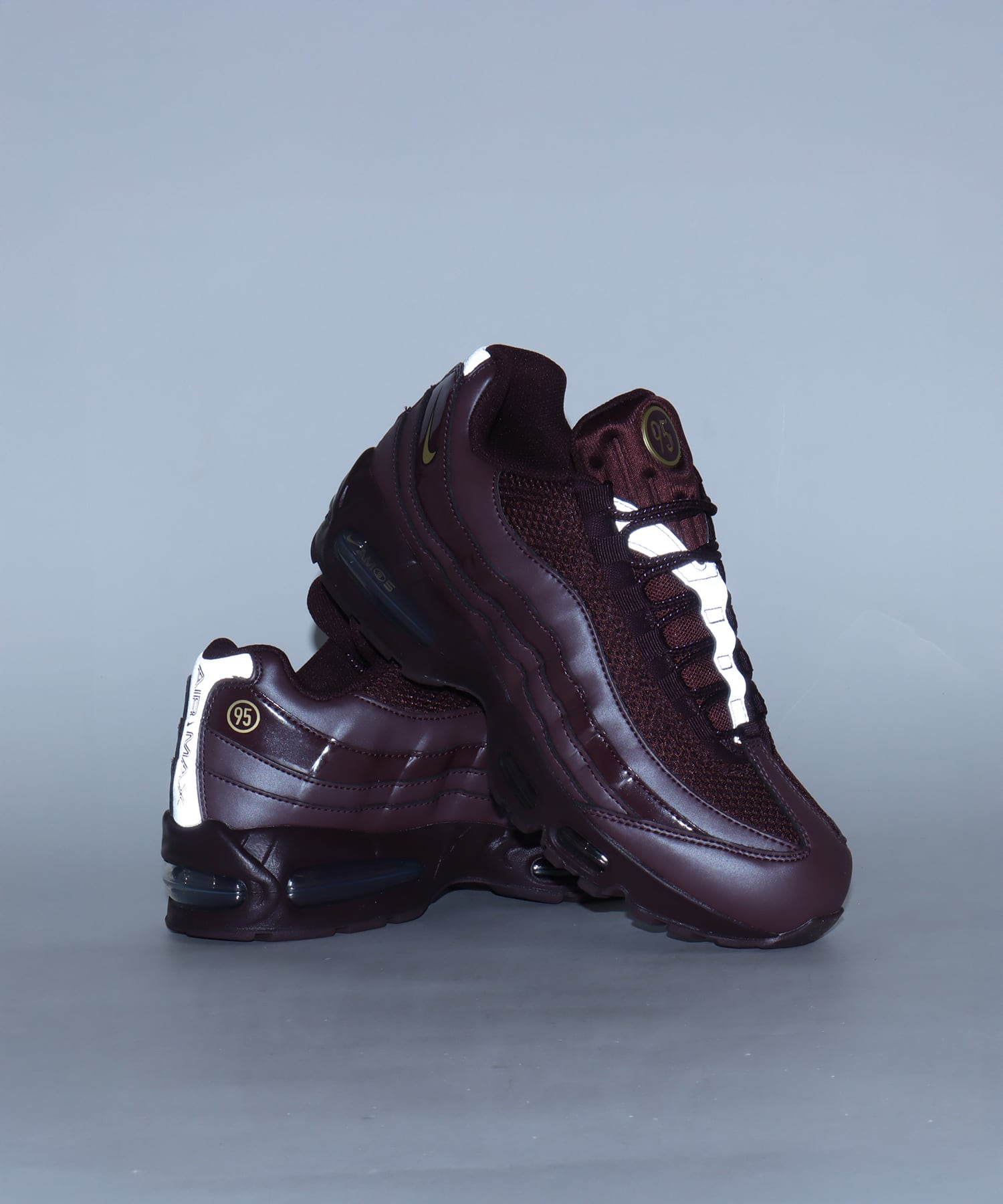 NIKE AIR MAX 95 BIG BUBBLE SE BURGUNDY CRUSH/METALLIC GOLD-BLACK