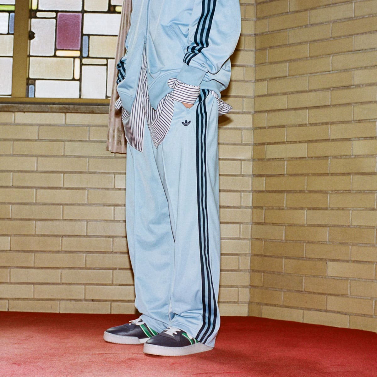 adidas CLASSIC TRACKPANT AMBSKY（アディダス クラシック トラック
