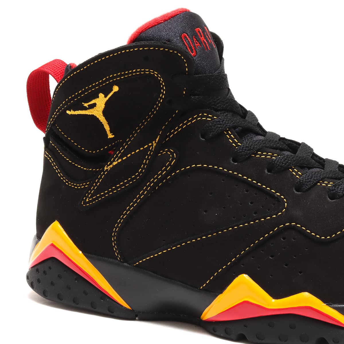 JORDAN BRAND AIR JORDAN 7 RETRO BLACK/CITRUS-VARSITY RED 22FA-I