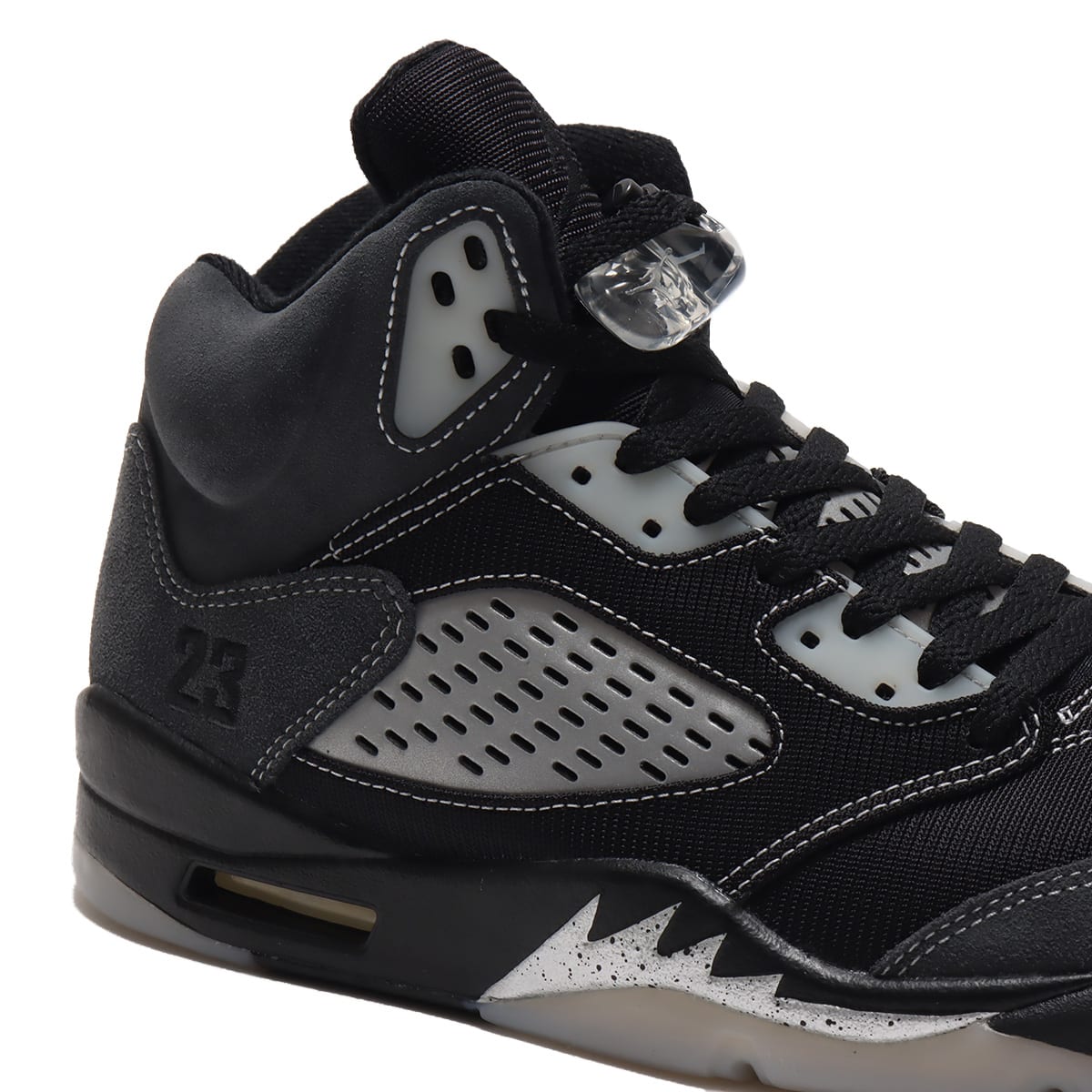 JORDAN BRAND AIR JORDAN 5 RETRO ANTHRACITE/BLACK-WOLF GREY-CLEAR