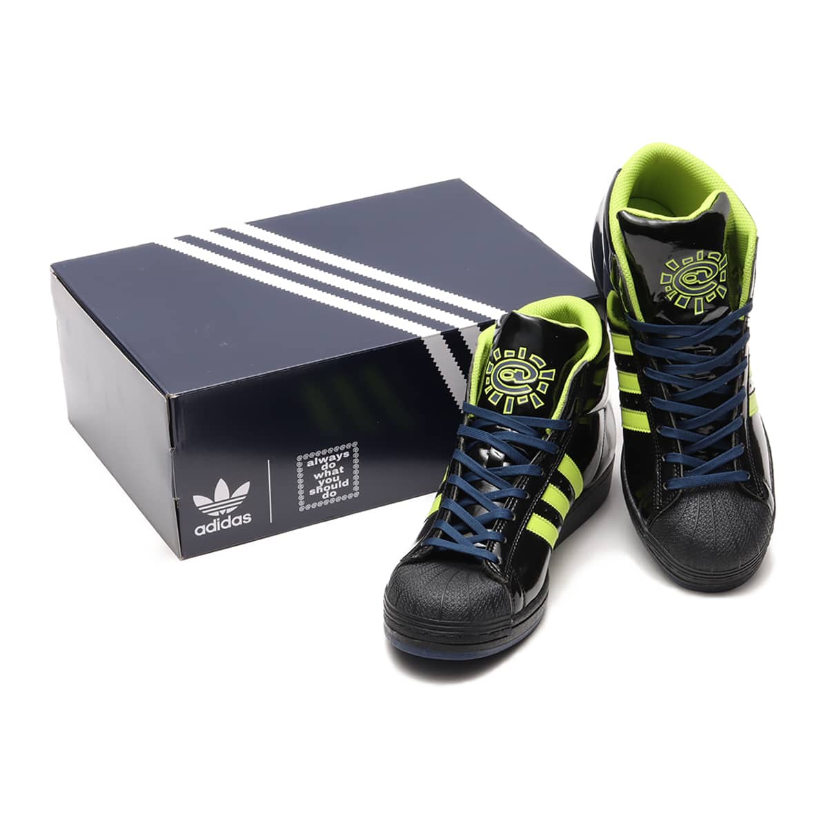 adidas PRO MODEL X ALWAYS CORE BLACK/SEMI SOLAR SLIME/COLLEGE NAVY