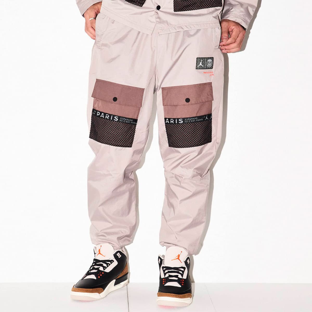 JORDAN BRAND AS M J PSG WVN PANT BLACK/PLUM ECLIPSE 22FA-I