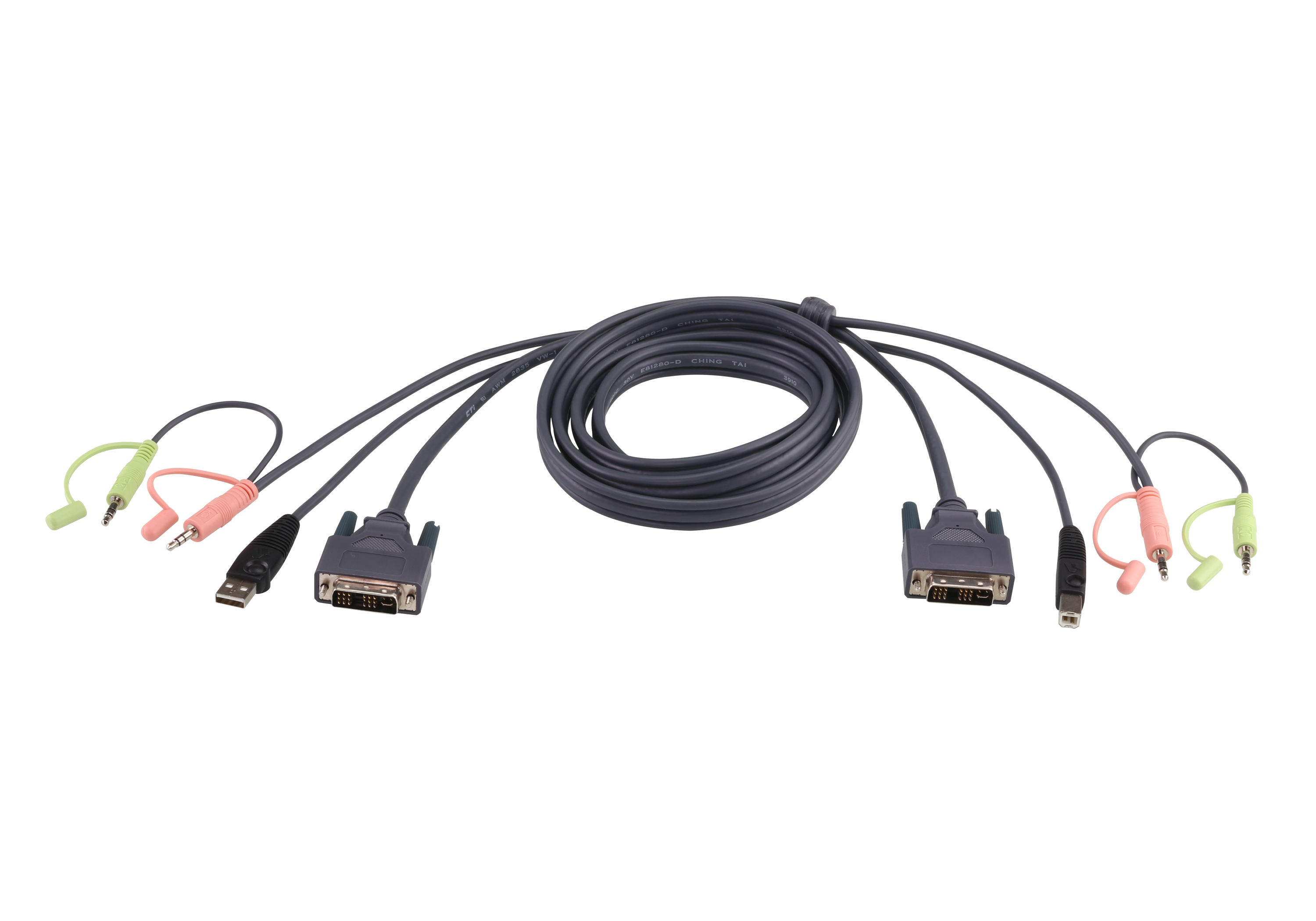 3m USB DVI-I シングルリンク KVMケーブル - 2L-7D03UI, ATEN KVM