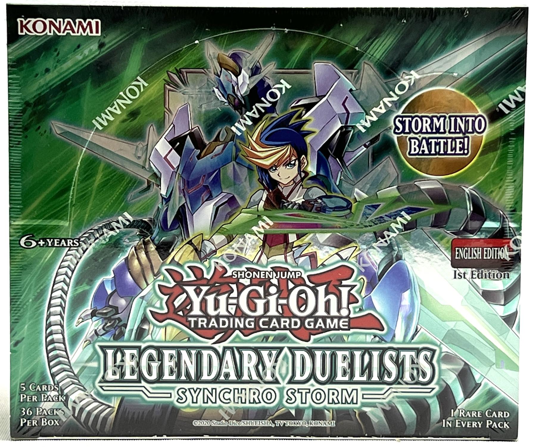Yu-Gi-Oh Legendary Duelists: Synchro Storm Booster Box | DA Card World