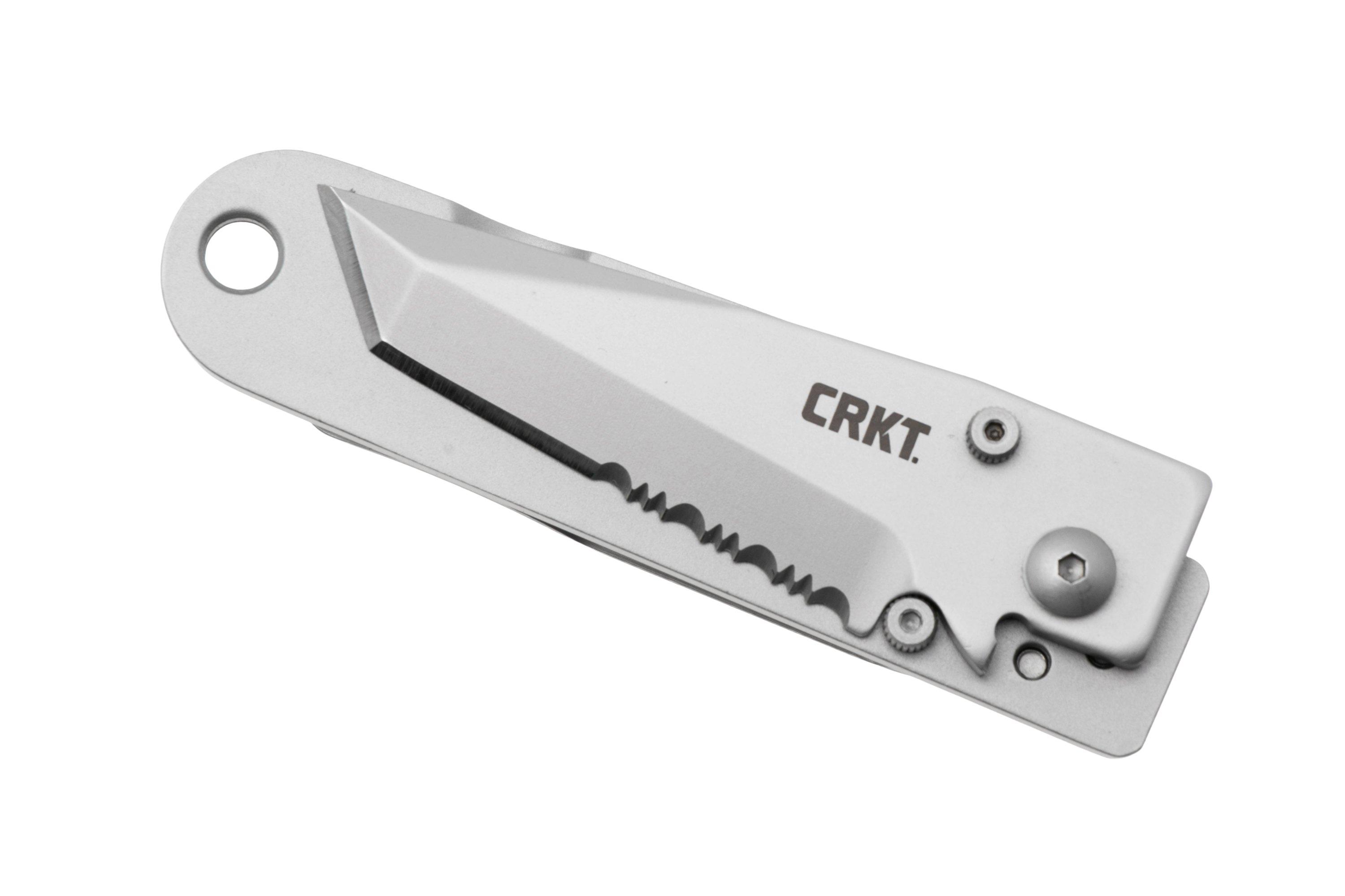 CRKT K.I.S.S. 5510, Bead Blasted 420J2, Stainless Steel partially